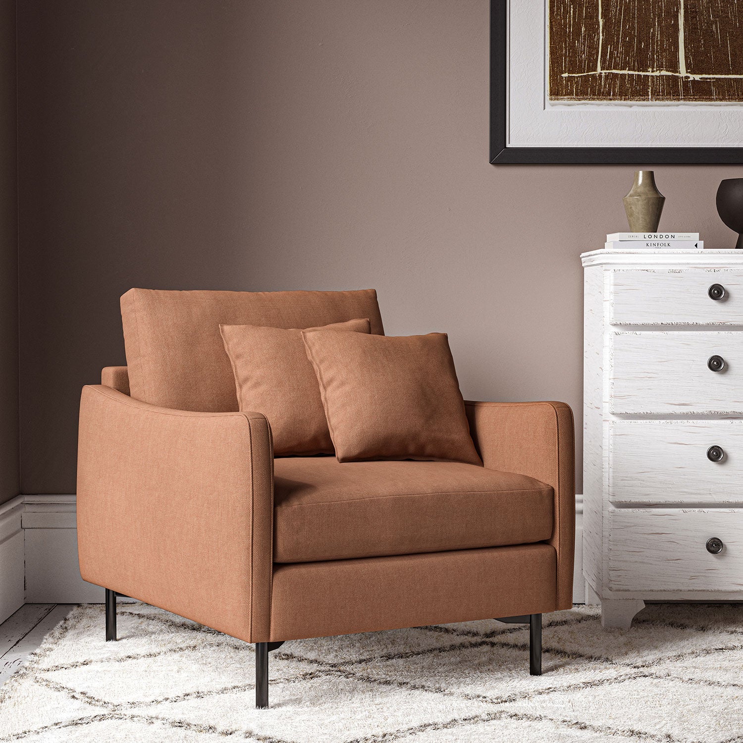 Linwood Elba Spice Made to Measure Curtains