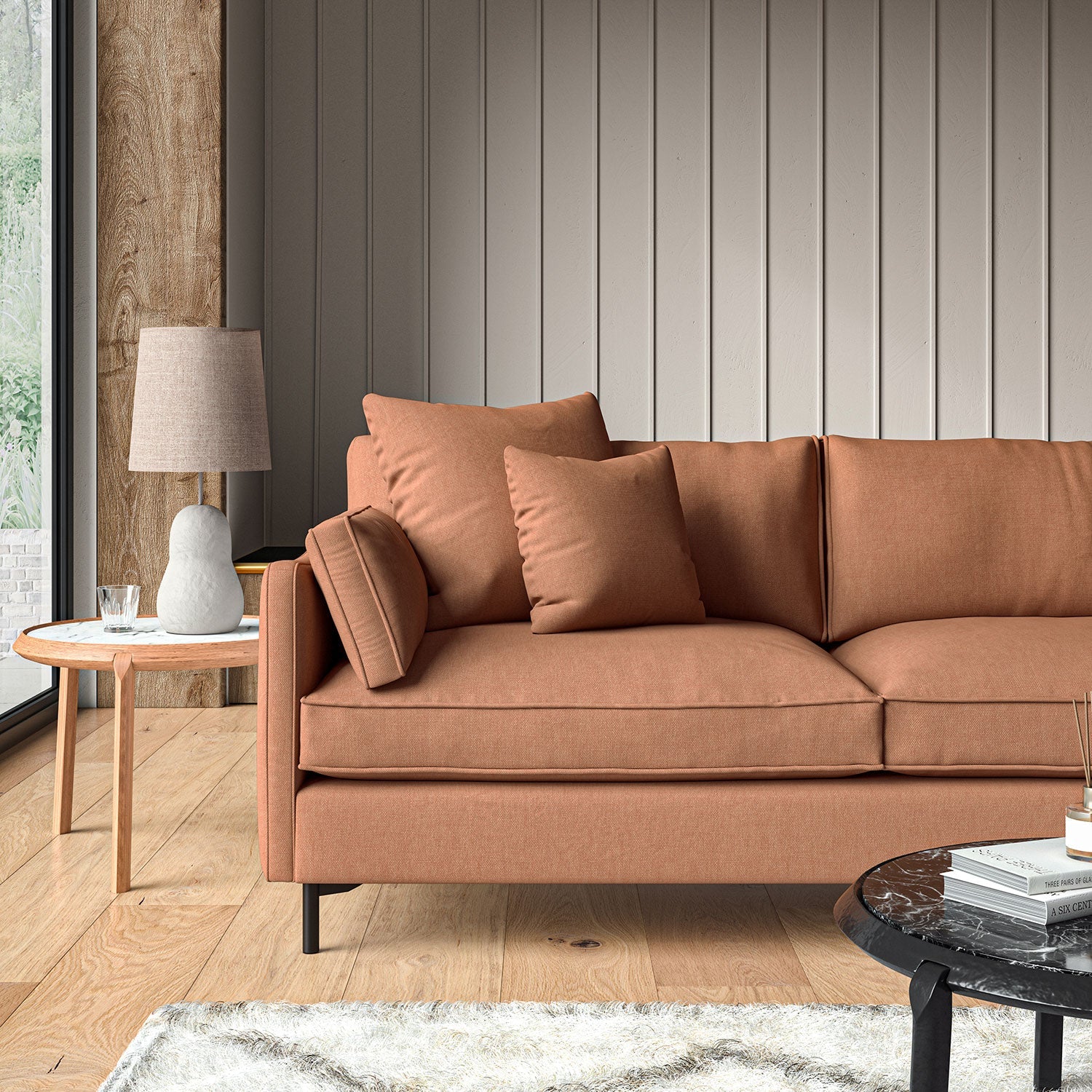 Linwood Elba Spice Made to Measure Curtains