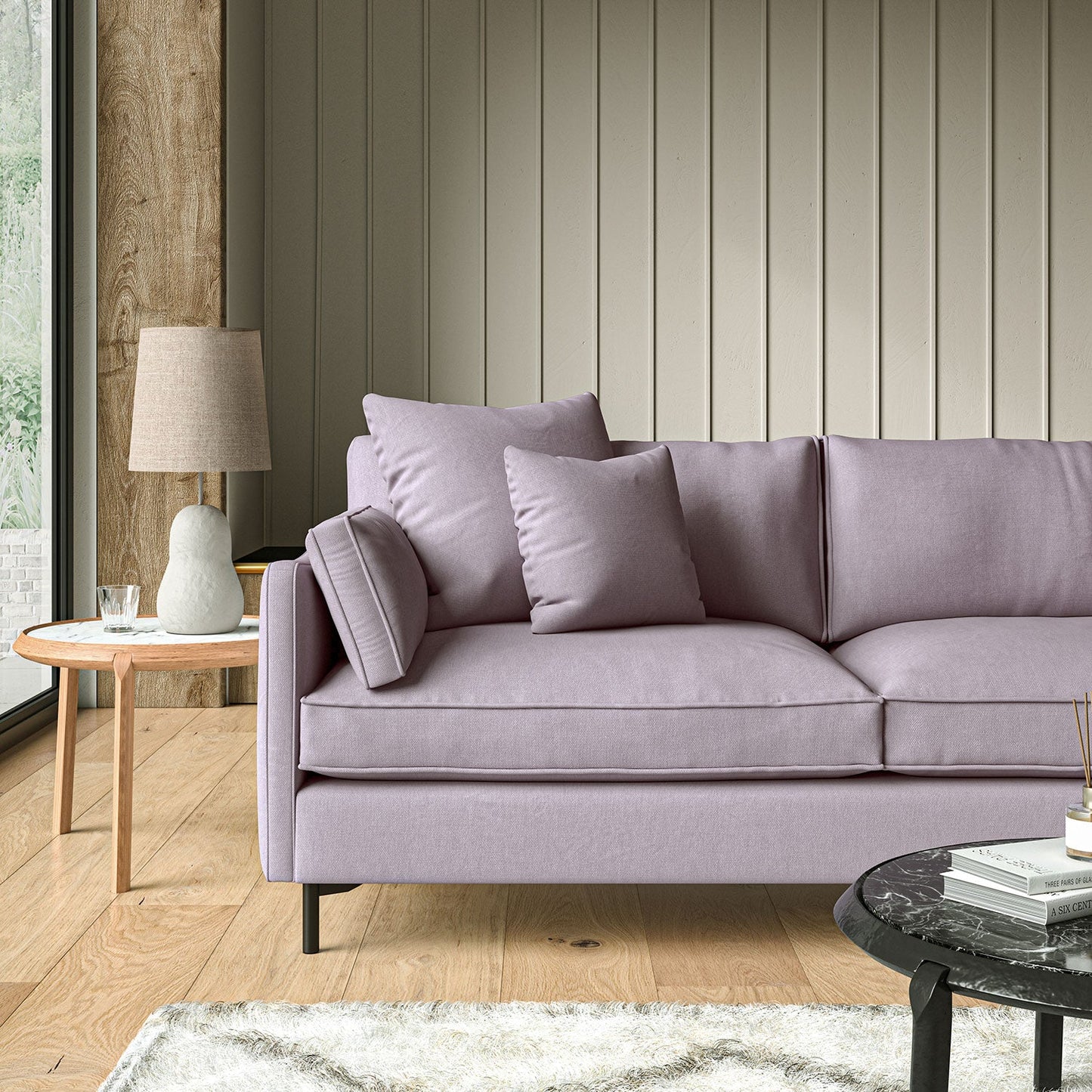 Linwood Elba Lilac Made to Measure Curtains