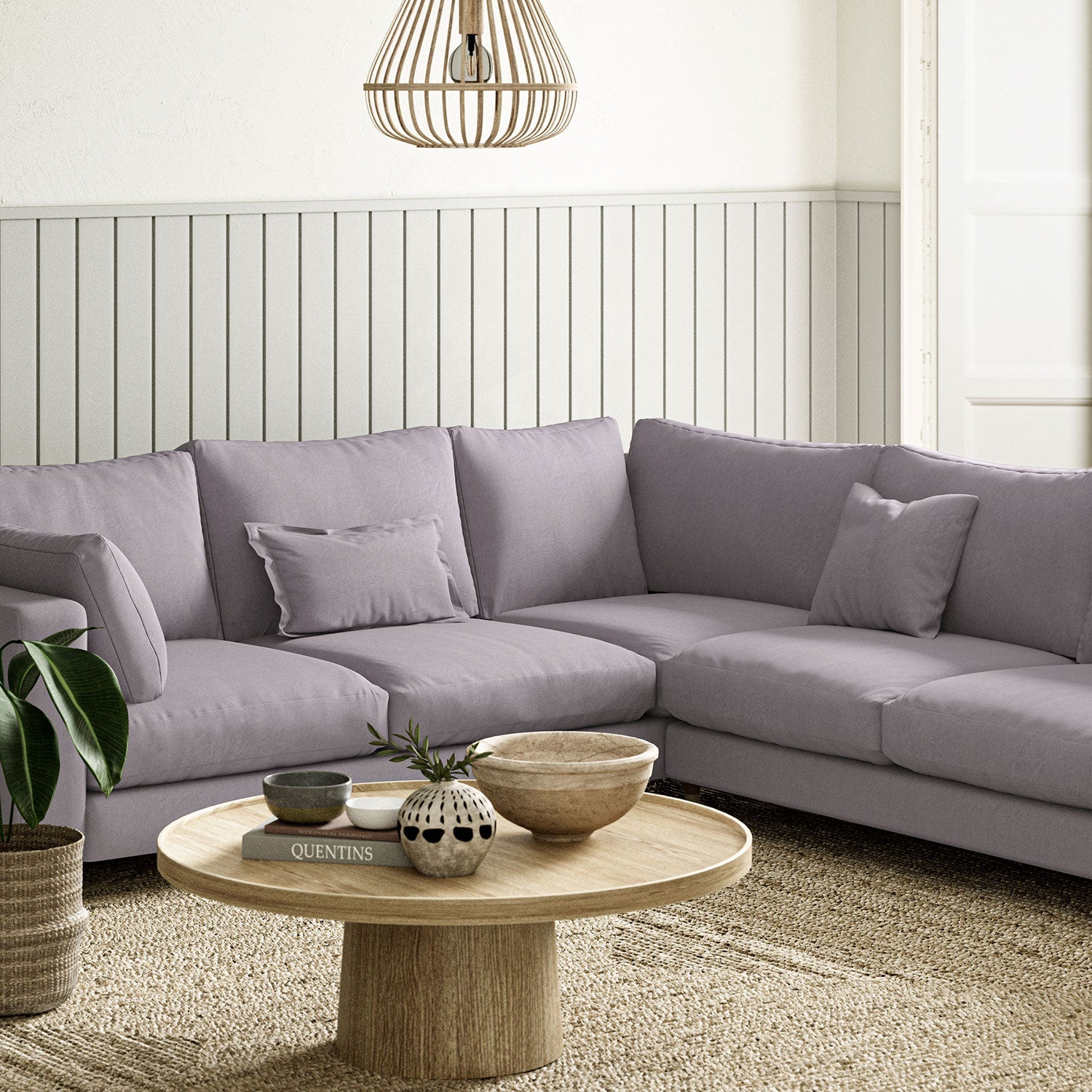 Linwood Elba Lilac FR Made to Measure Curtains