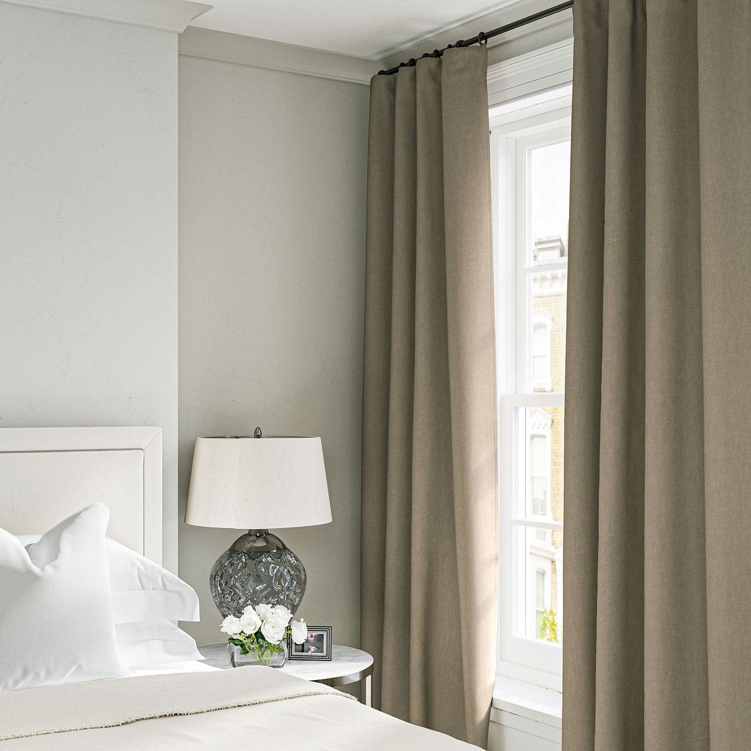 Linwood Elba Fudge Made to Measure Curtains
