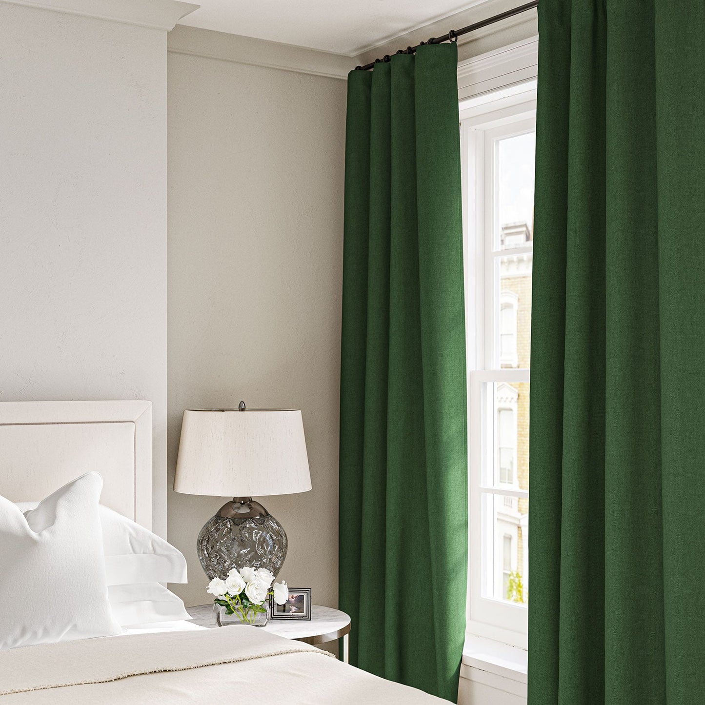 Linwood Elba Pine FR Made to Measure Curtains