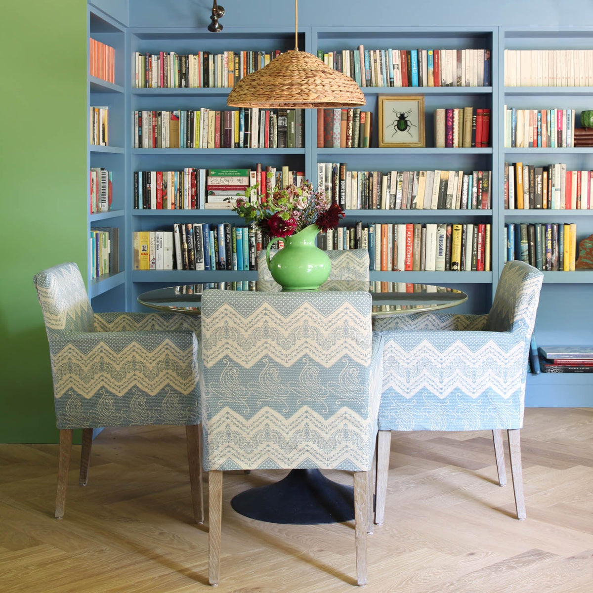 Kate Forman Elodie Blue Made to Measure Roman Blinds – image 2