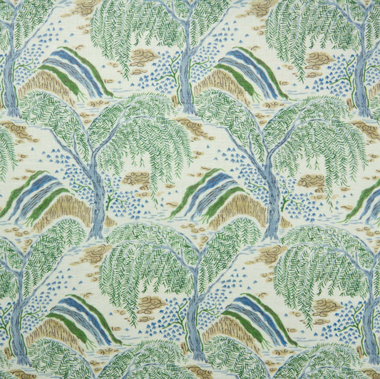 Emerald - Gwendolyn, Flori Collection by Linwood - fabric