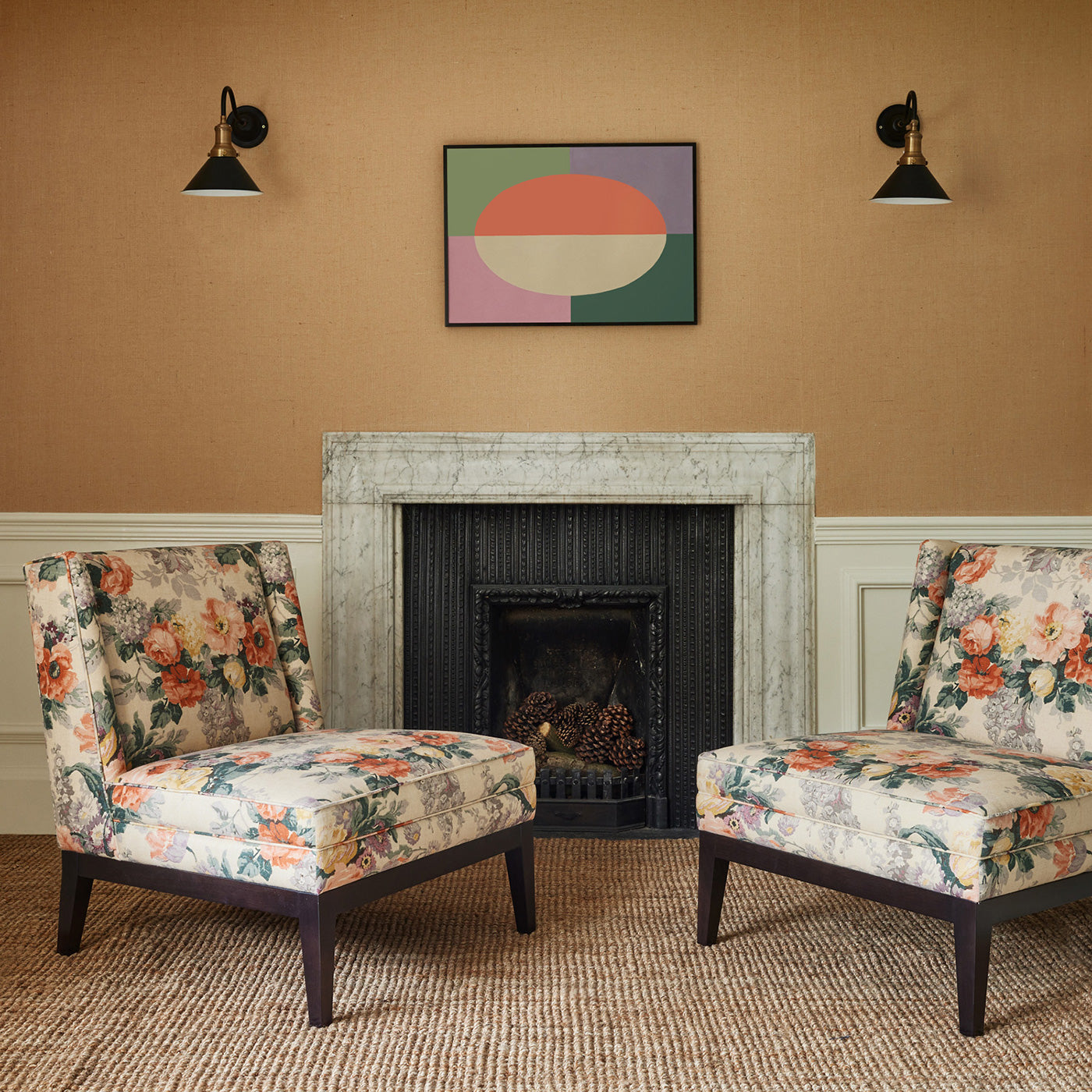 Linwood Albertine Summer Rose Made to Measure Curtains