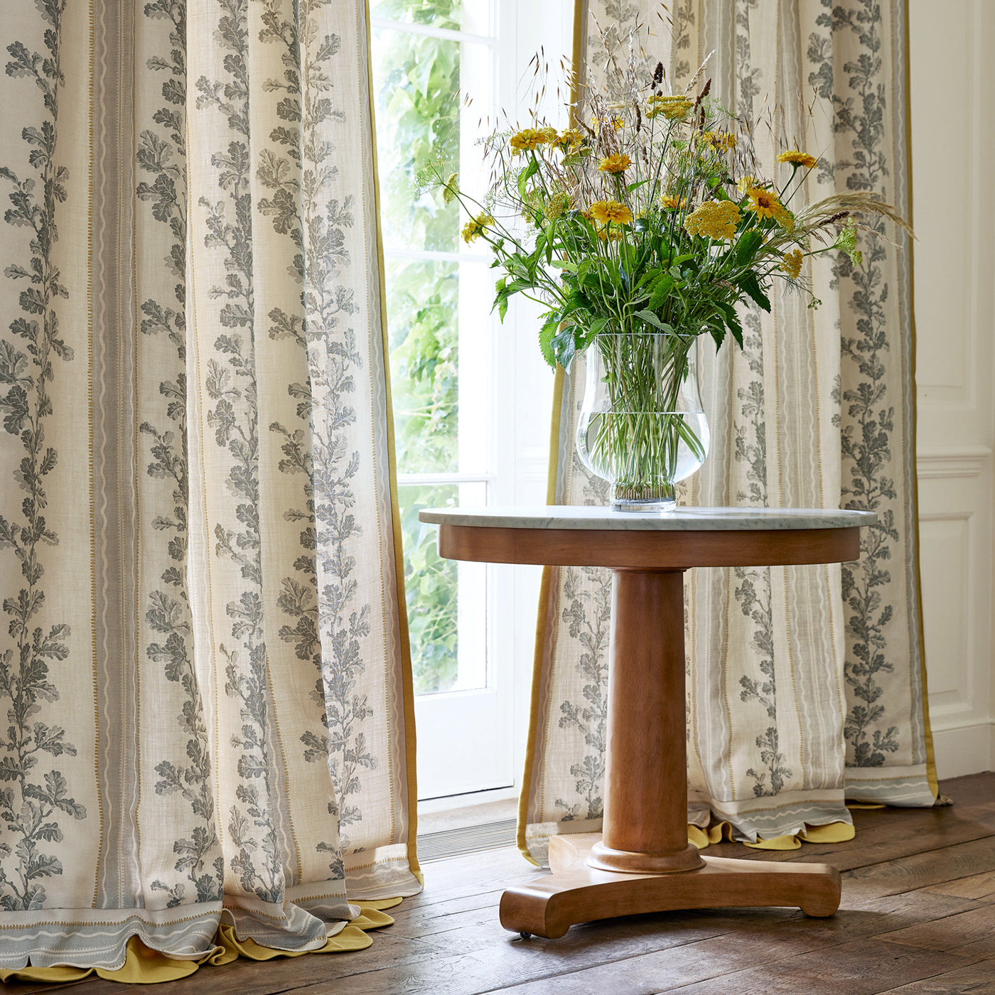 Linwood Hester Grey Made to Measure Curtains