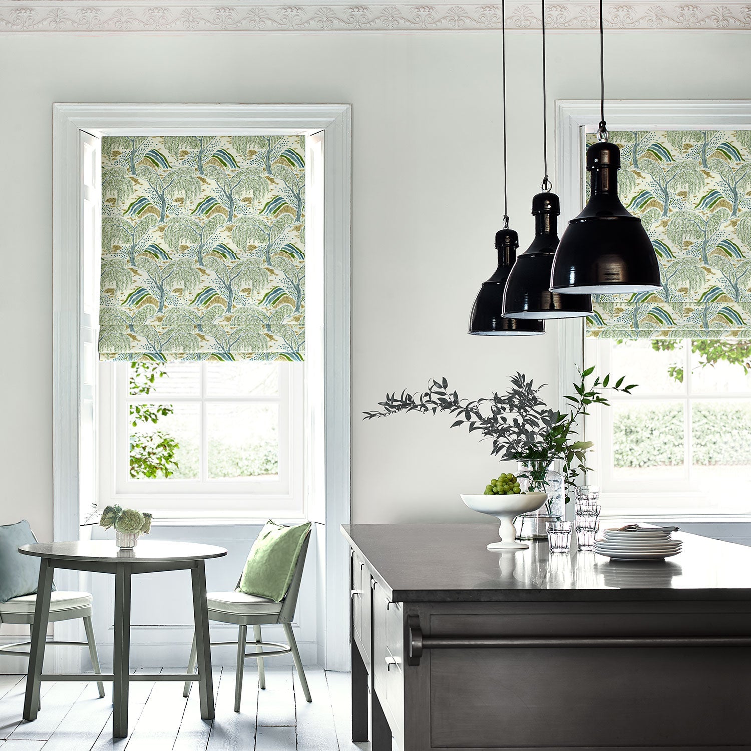 Linwood Gwendolyn Emerald FR Made to Measure Curtains