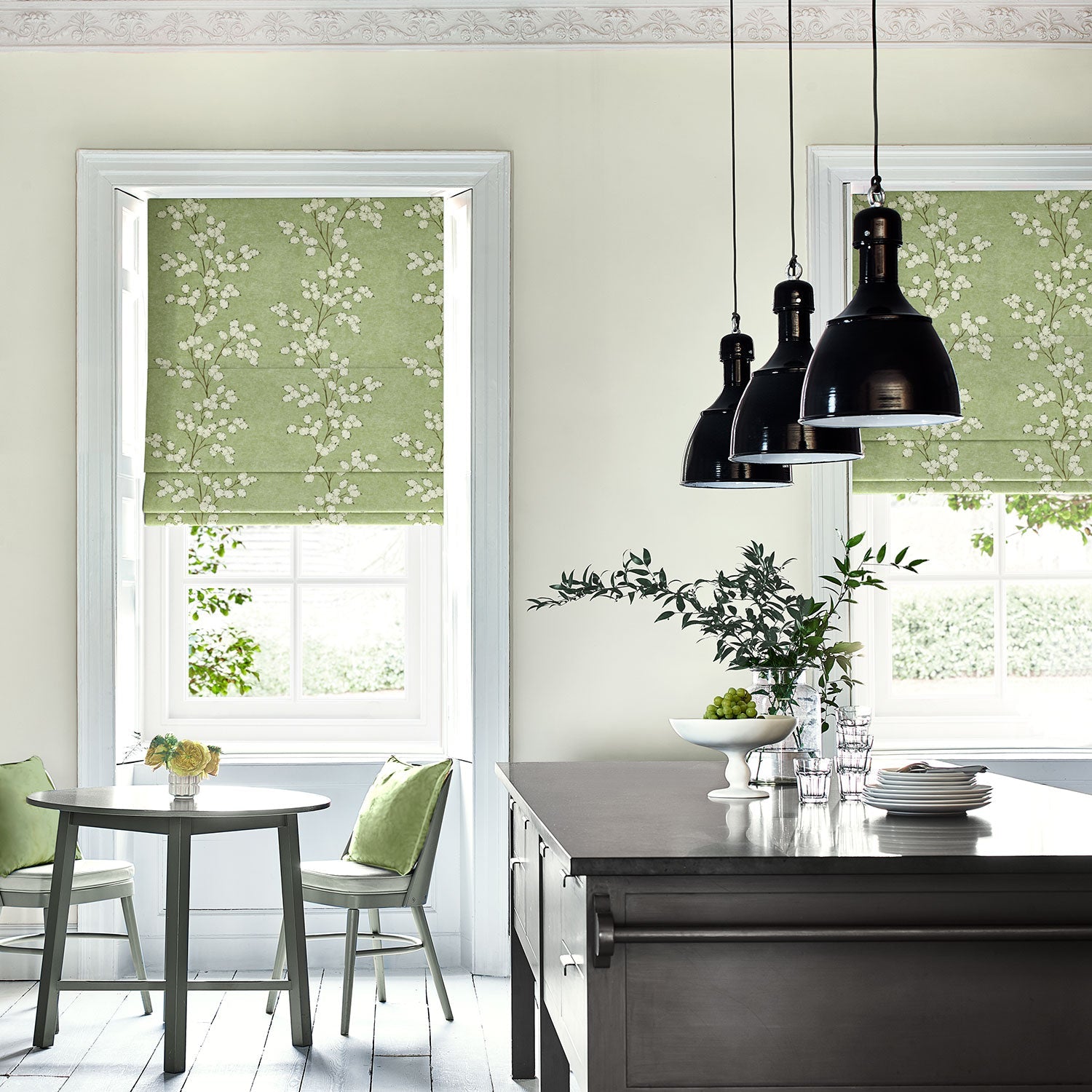 Linwood Lottie Sage Made to Measure Curtains