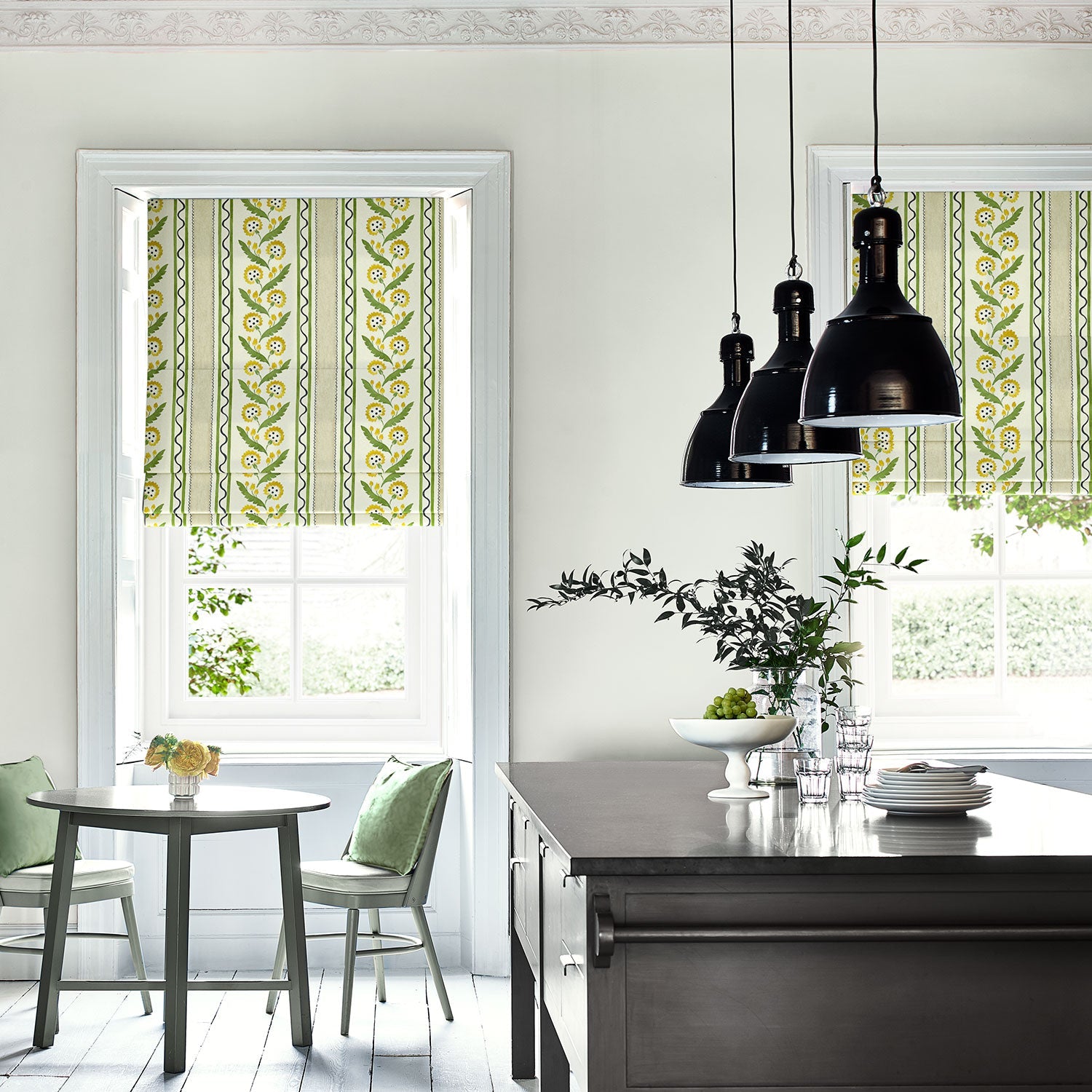 Linwood Polly Stripe Dandelion Made to Measure Curtains