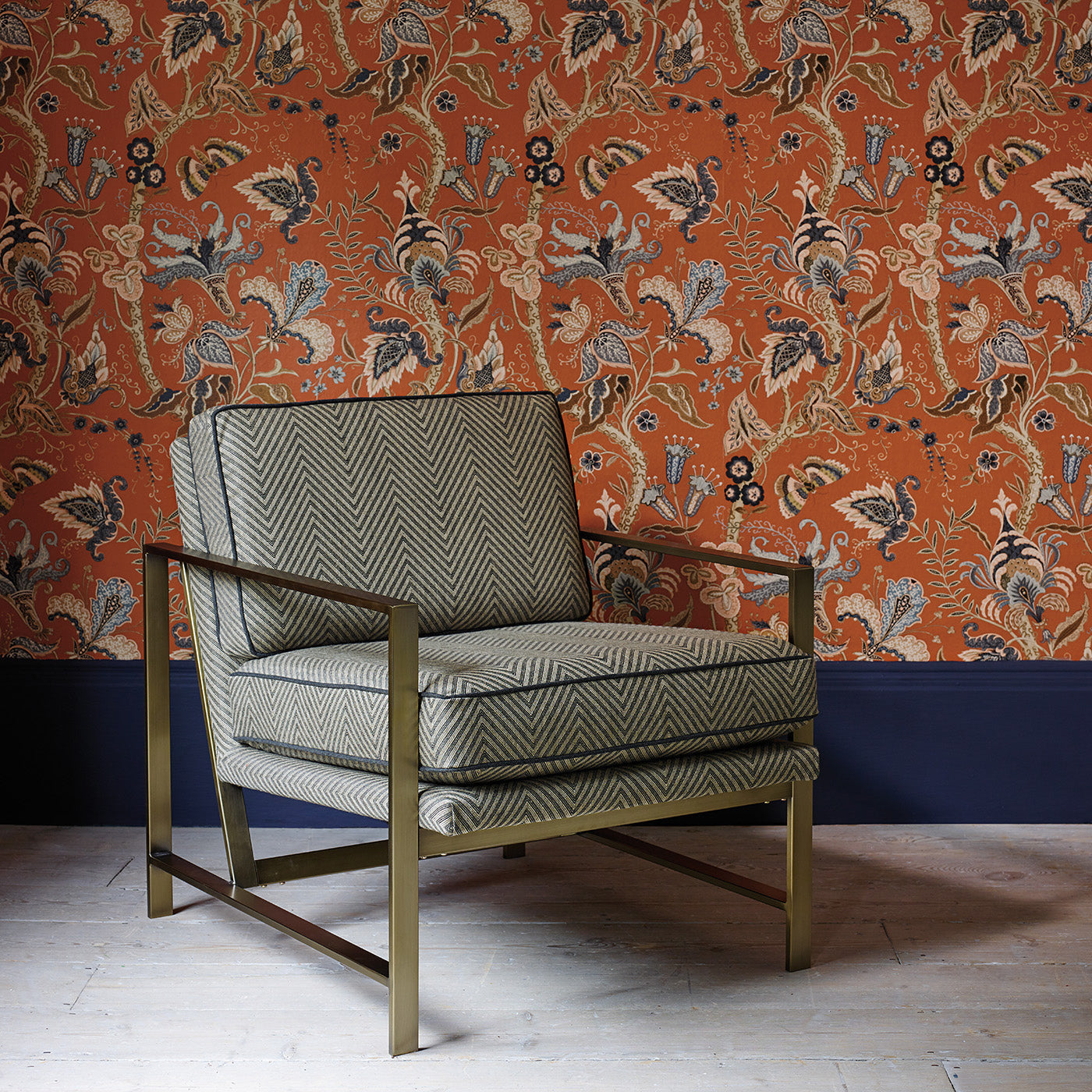 Linwood Kitsune Midnight Made to Measure Curtains