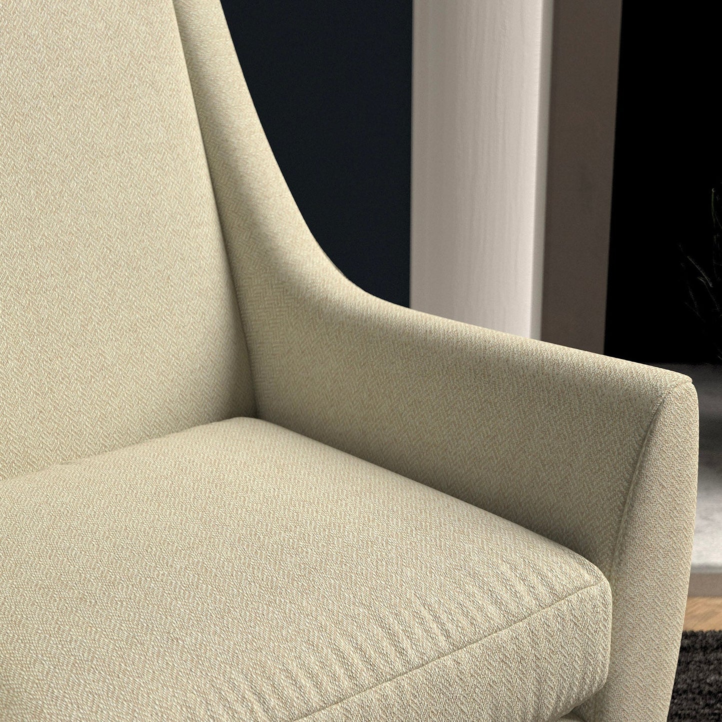 Linwood Faroe Eggshell FR Made to Measure Curtains