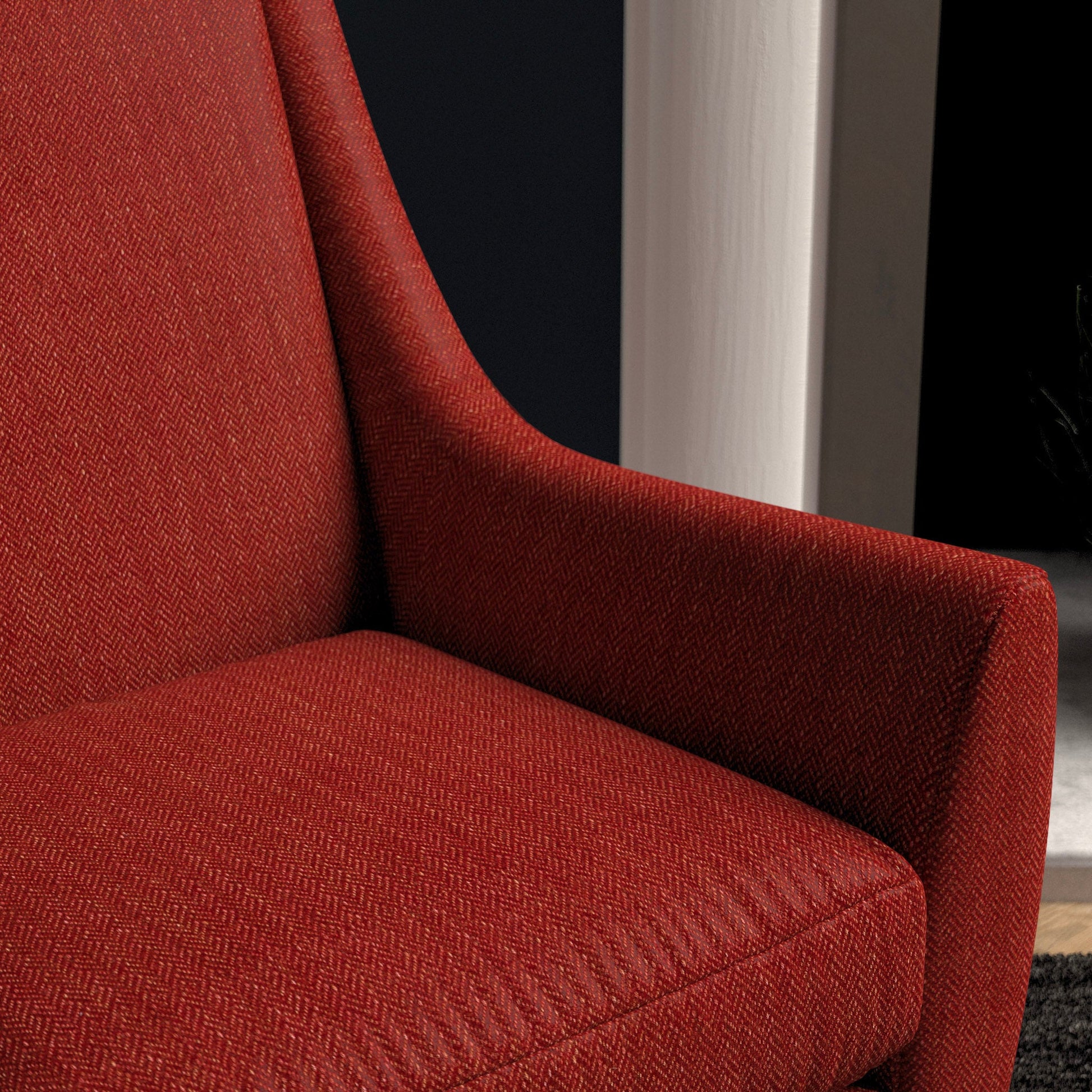 Linwood Faroe Tomato FR Made to Measure Curtains