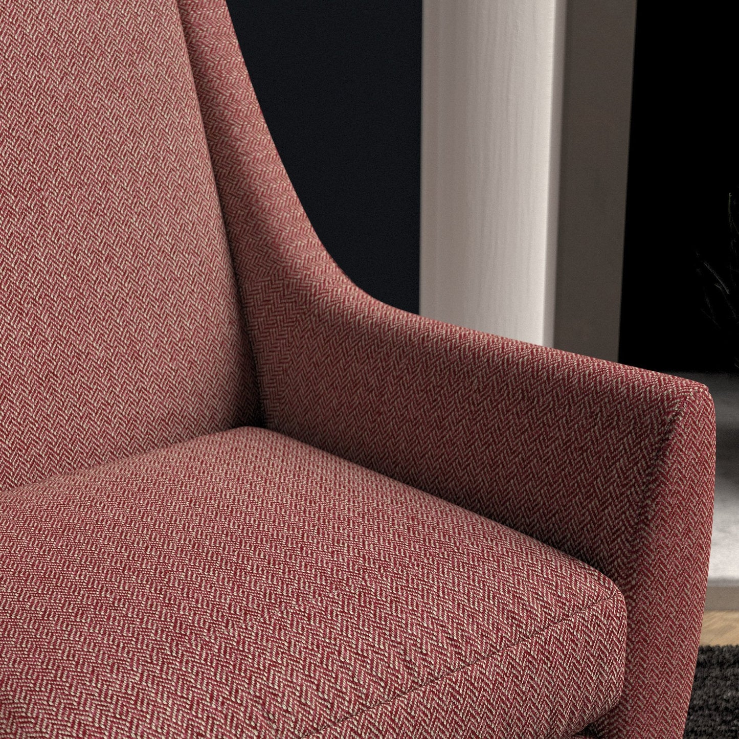 Linwood Faroe Cerise FR Made to Measure Curtains