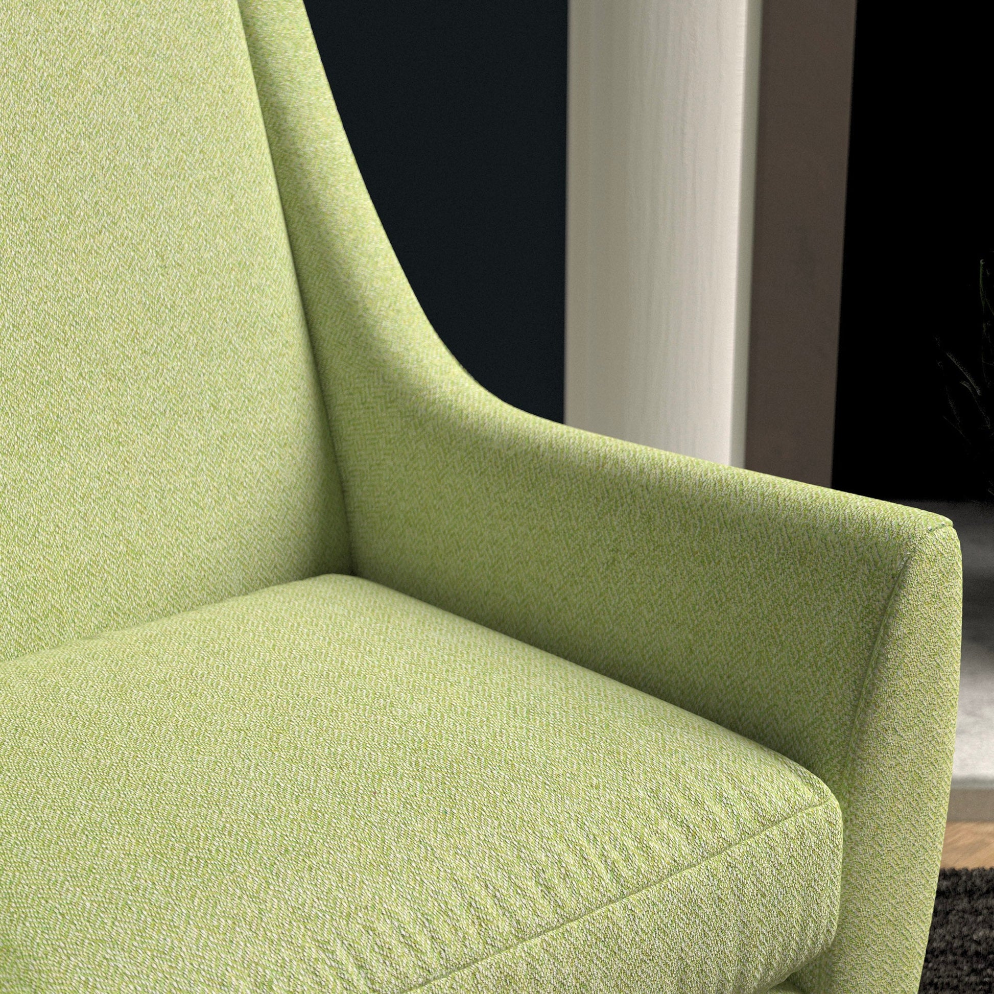 Linwood Faroe Lime FR Made to Measure Curtains