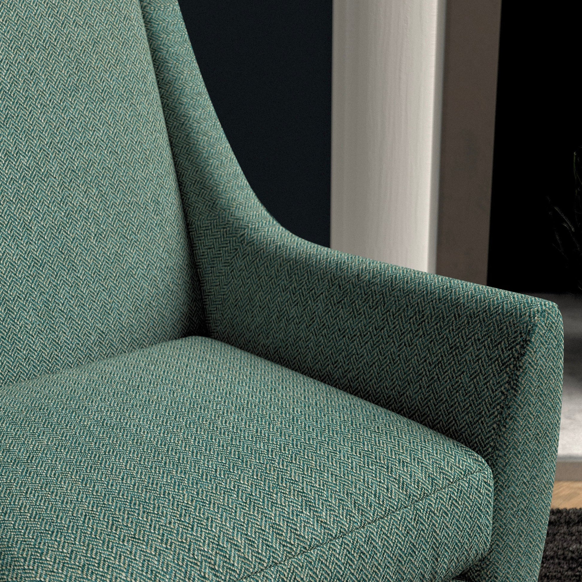 Linwood Faroe Seagreen FR Made to Measure Curtains