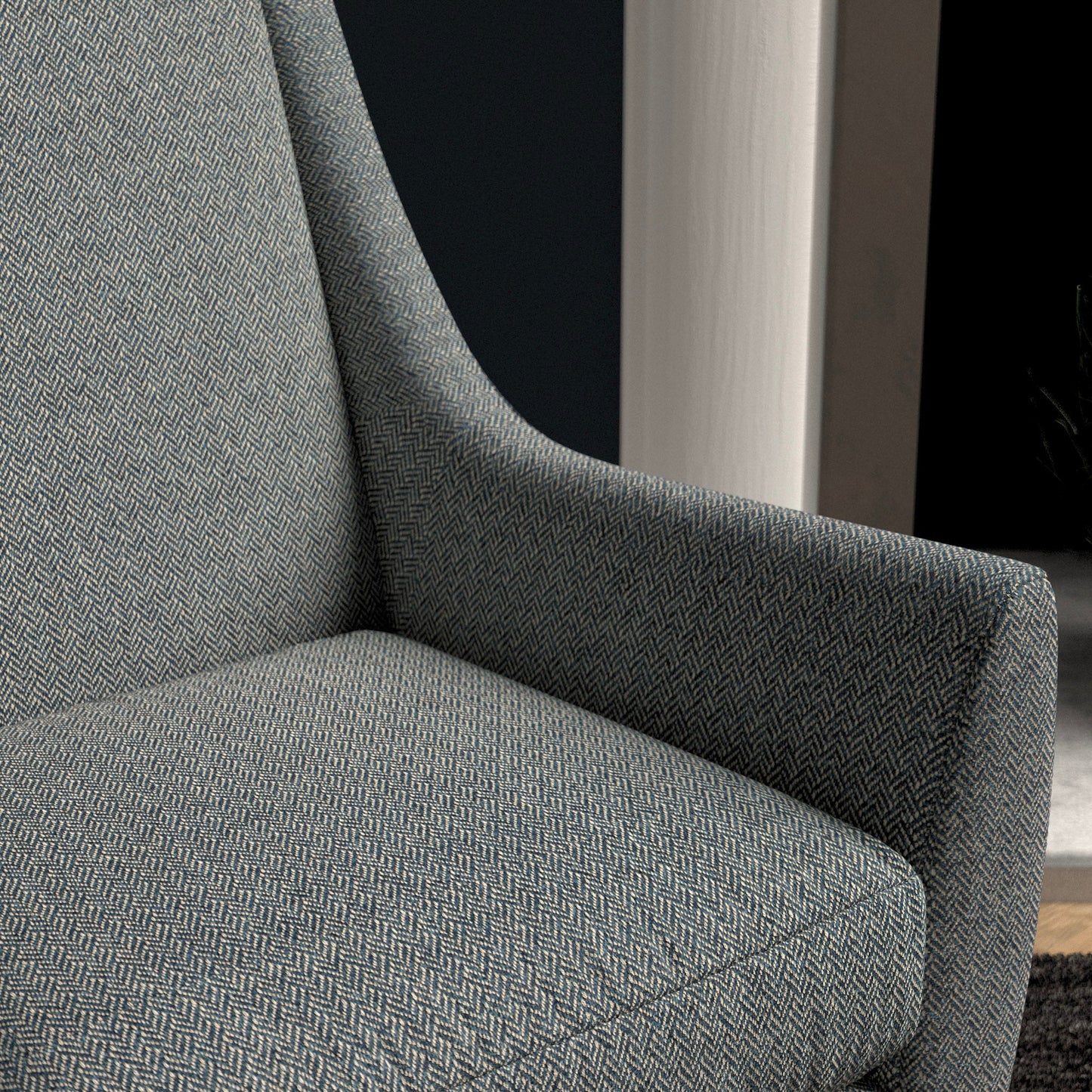 Linwood Faroe Ocean FR Made to Measure Curtains