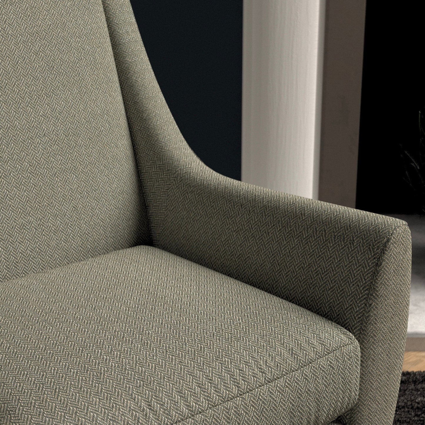 Linwood Faroe Slate FR Made to Measure Curtains