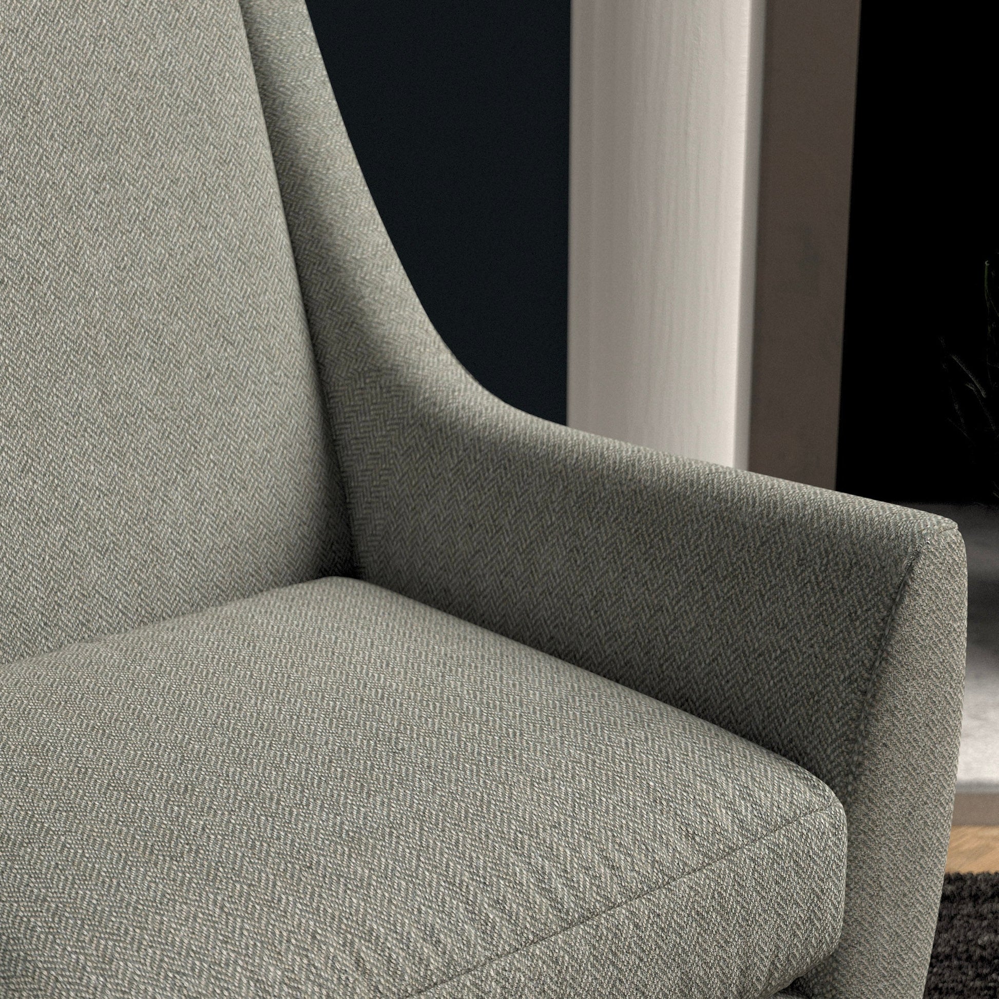 Linwood Faroe Smoke FR Made to Measure Curtains