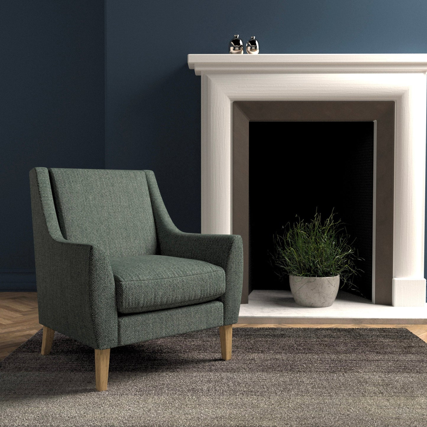Linwood Faroe Storm FR Made to Measure Curtains