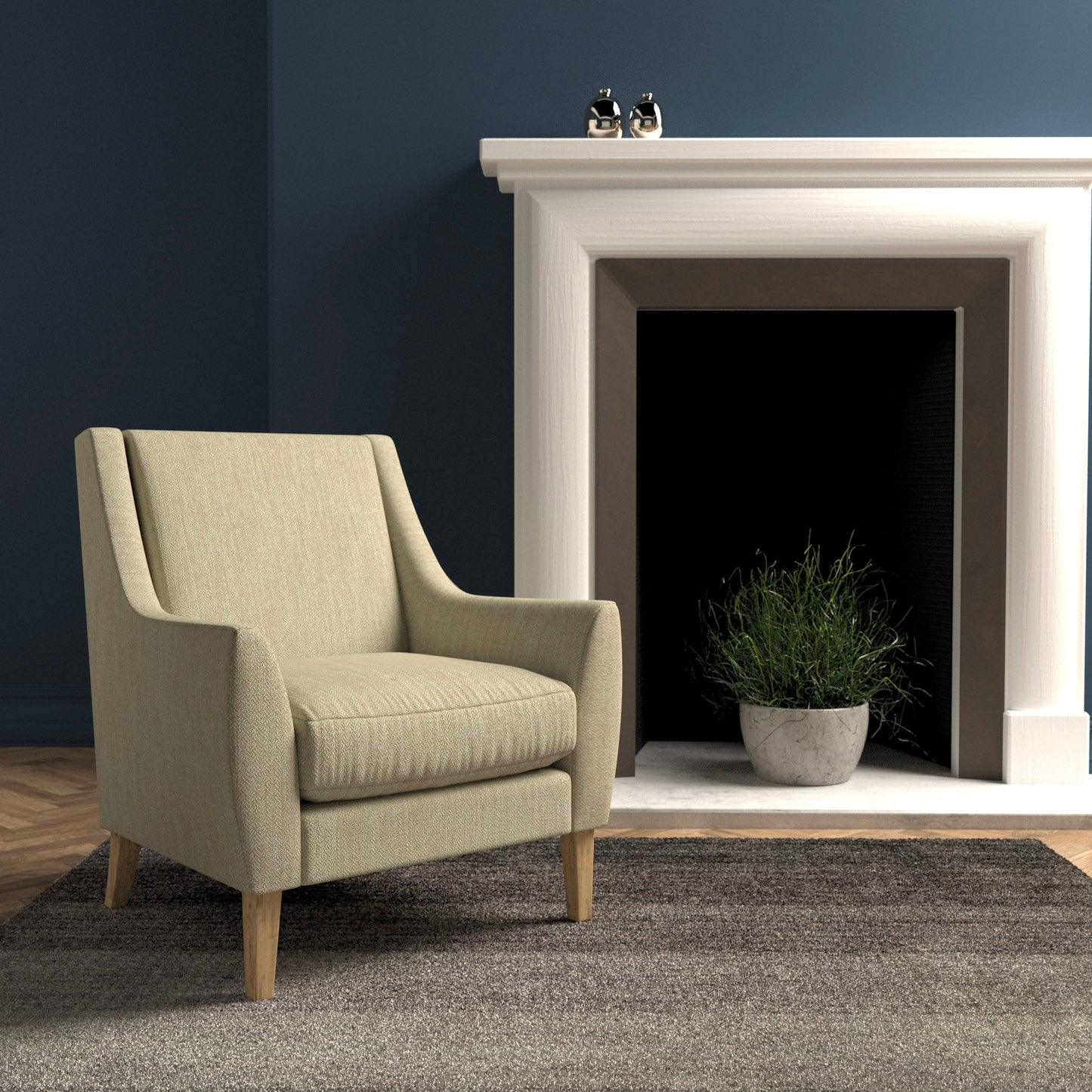 Linwood Faroe Almond FR Made to Measure Curtains