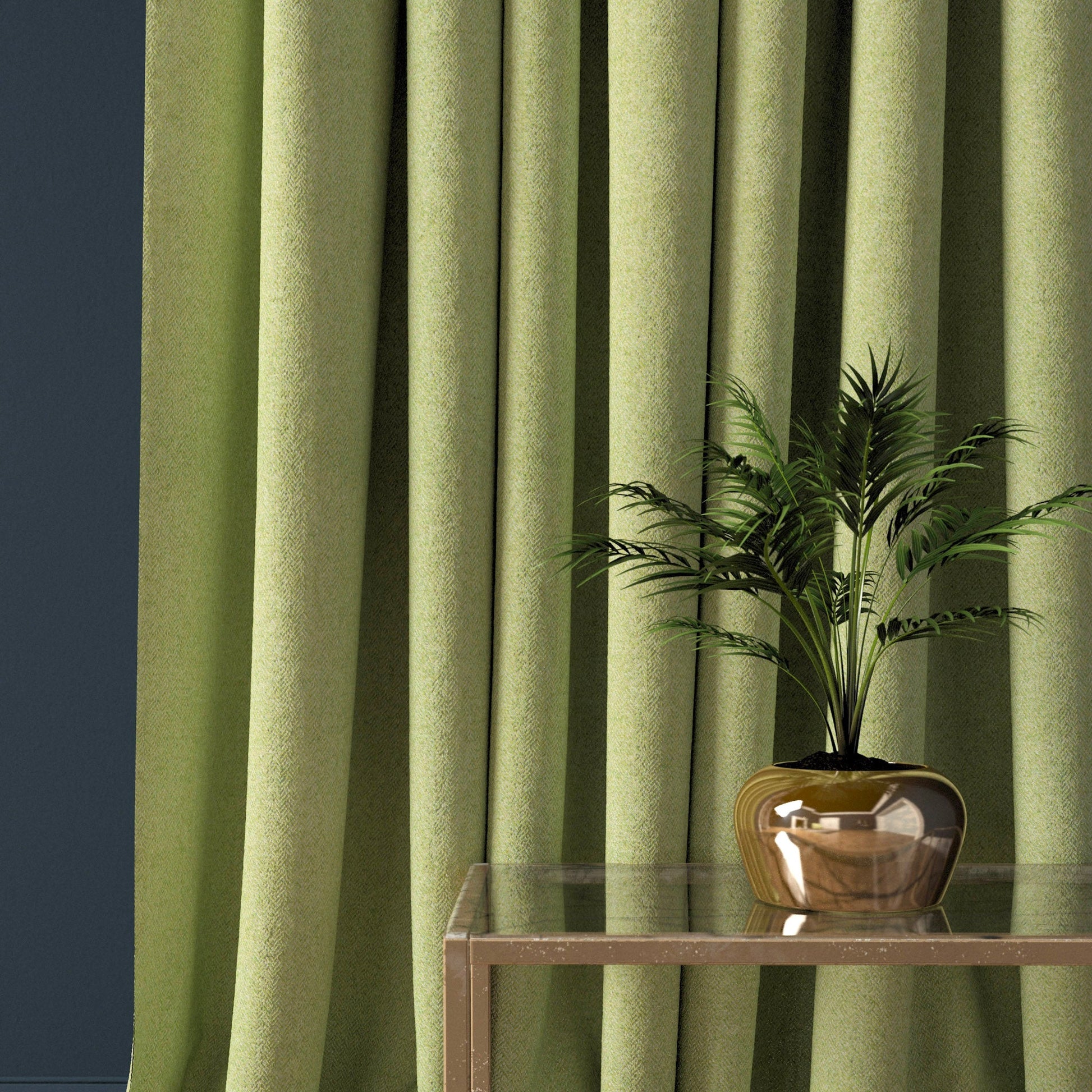 Linwood Faroe Lime FR Made to Measure Curtains