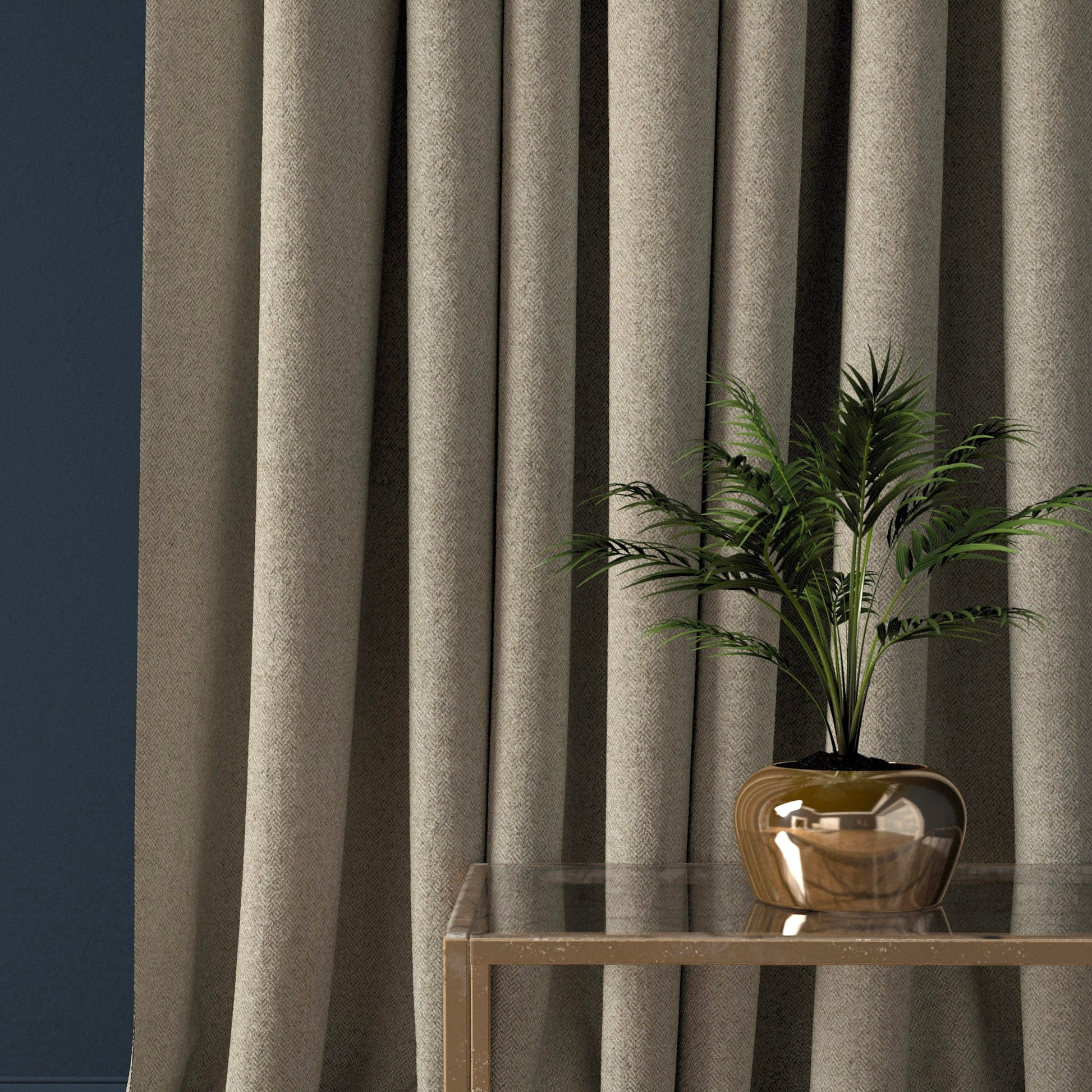 Linwood Faroe Fawn FR Made to Measure Curtains