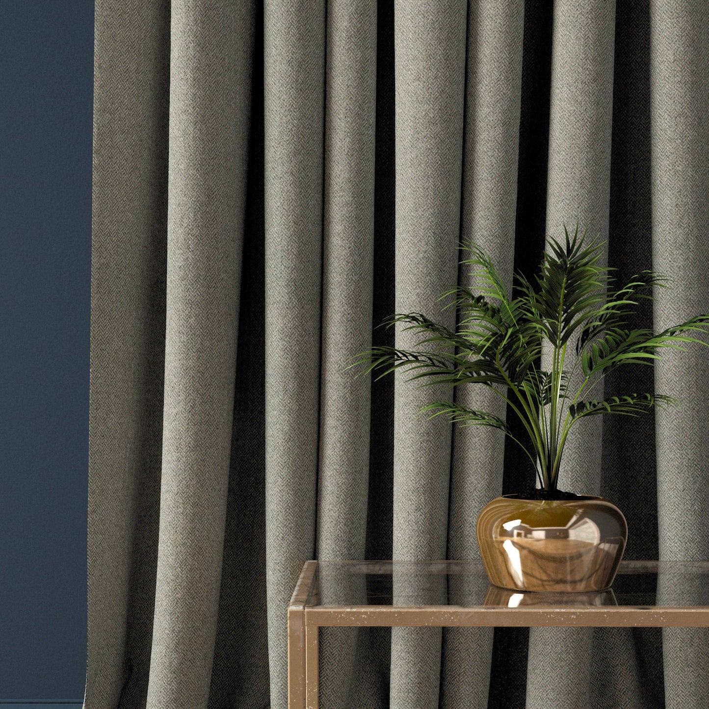 Linwood Faroe Moonbeam FR Made to Measure Curtains