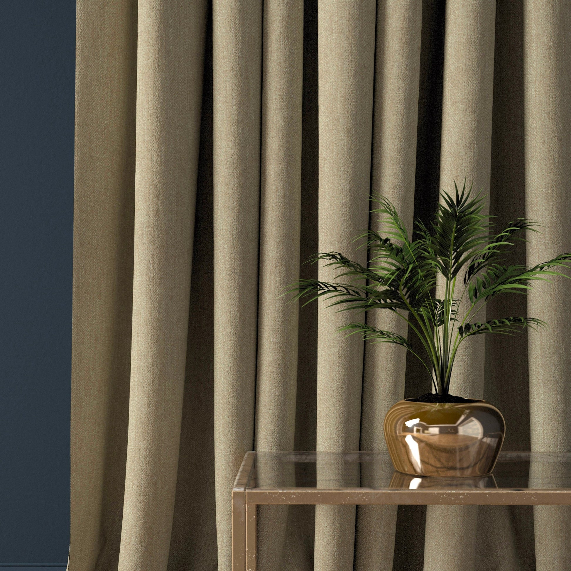 Linwood Faroe Almond FR Made to Measure Curtains