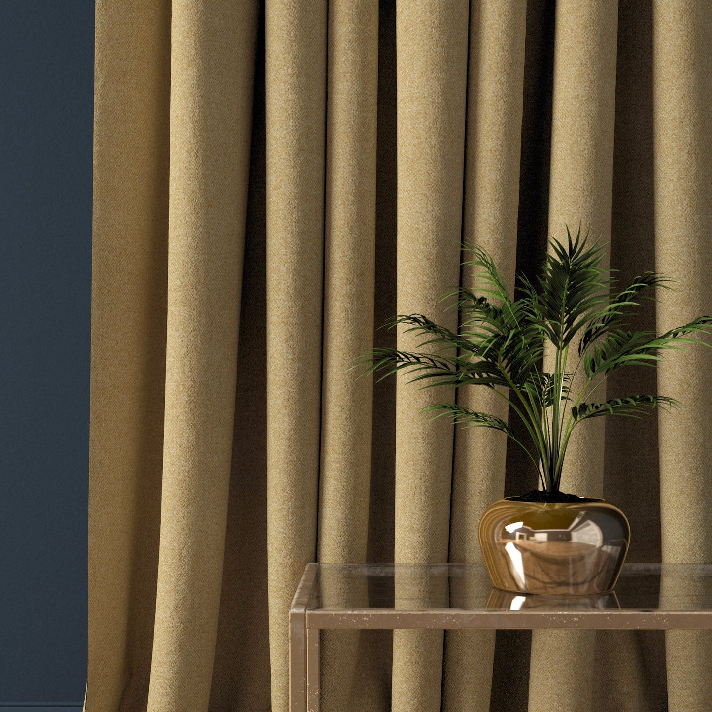 Linwood Faroe Butterscotch FR Made to Measure Curtains