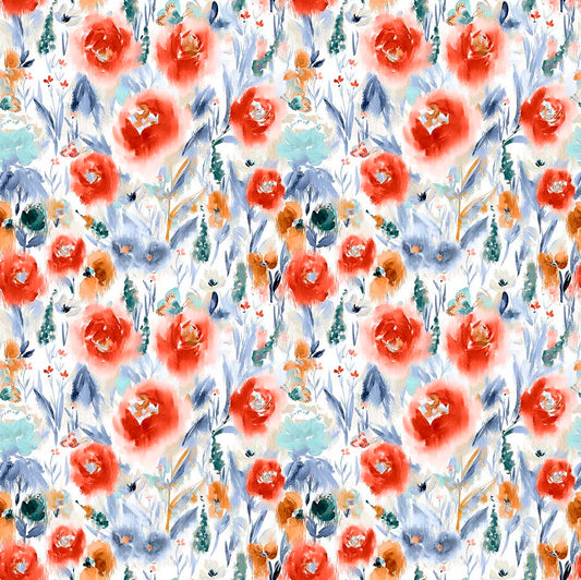 Chess Fleur Burnt Orange Made to Measure Curtains