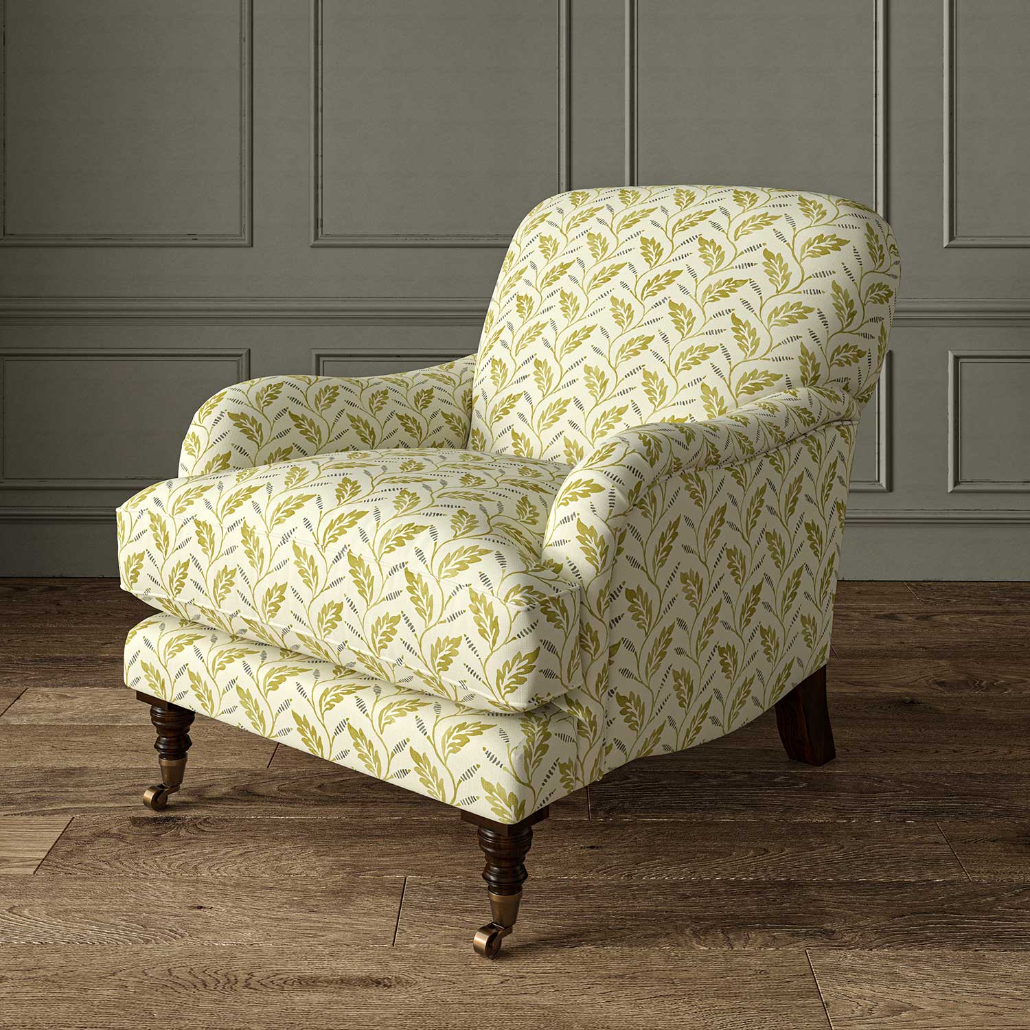 Linwood Babette Olive Made to Measure Curtains