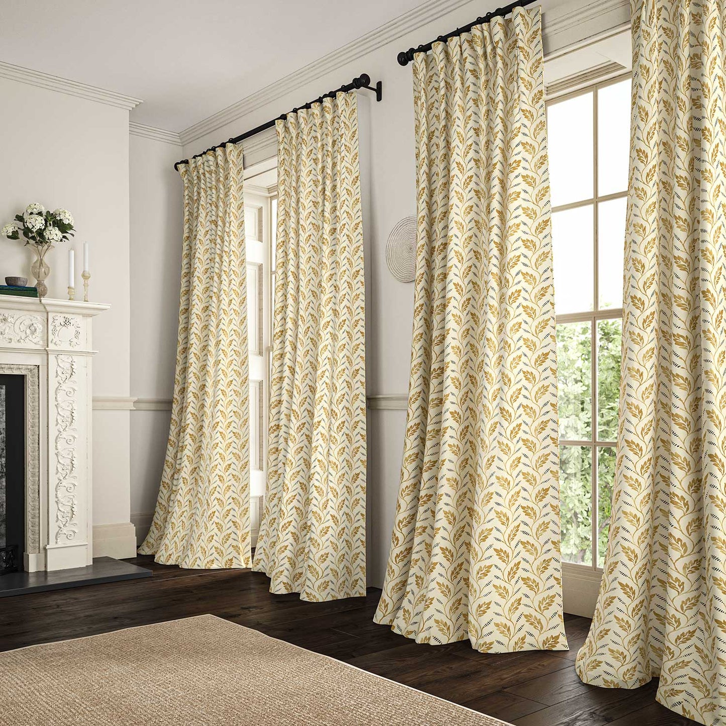 Linwood Babette Nutmeg Made to Measure Curtains