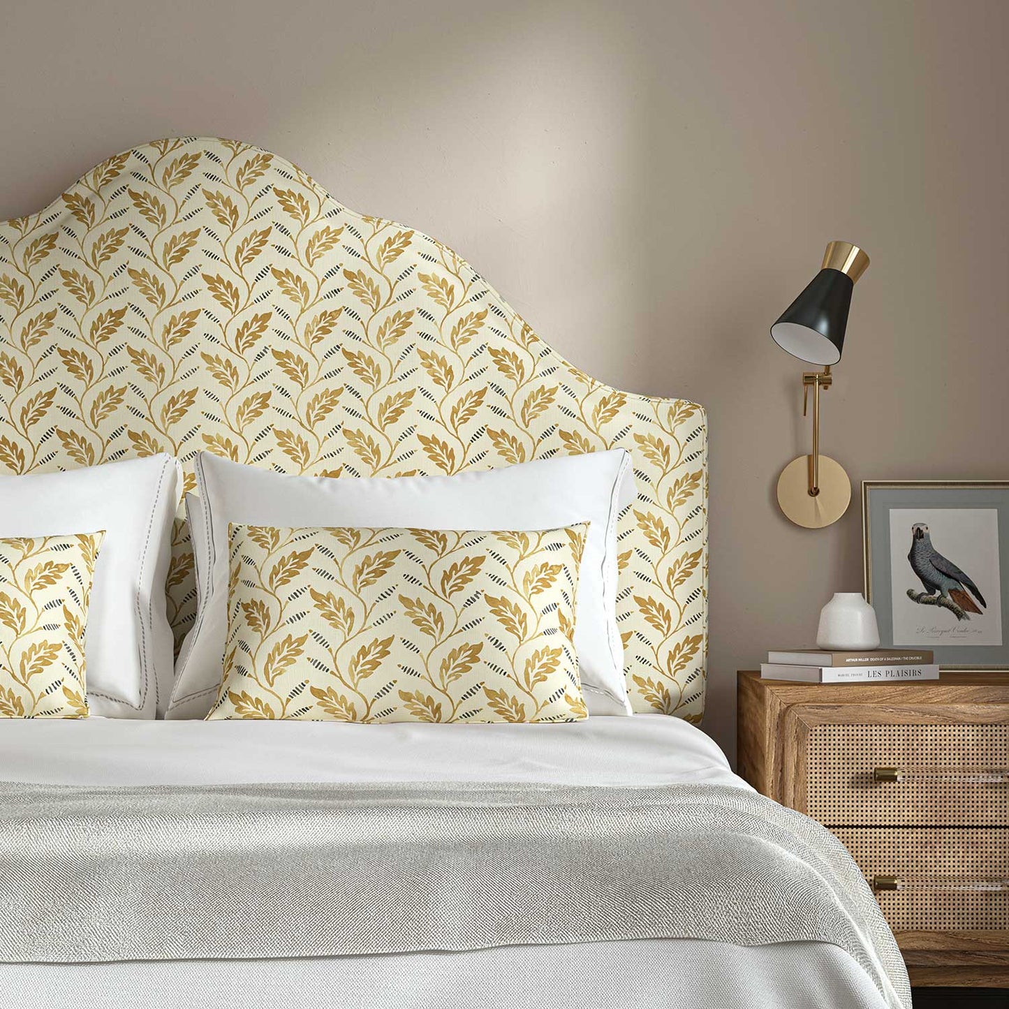 Linwood Babette Nutmeg Made to Measure Curtains