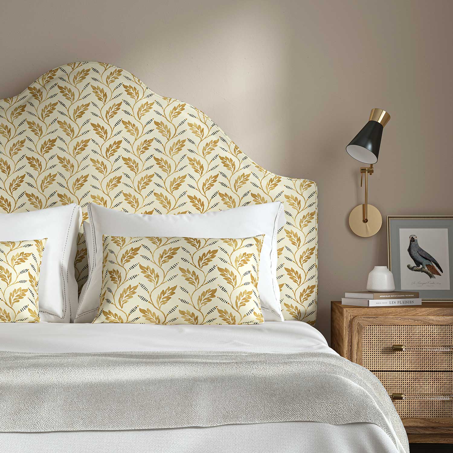Linwood Babette Nutmeg FR Made to Measure Curtains