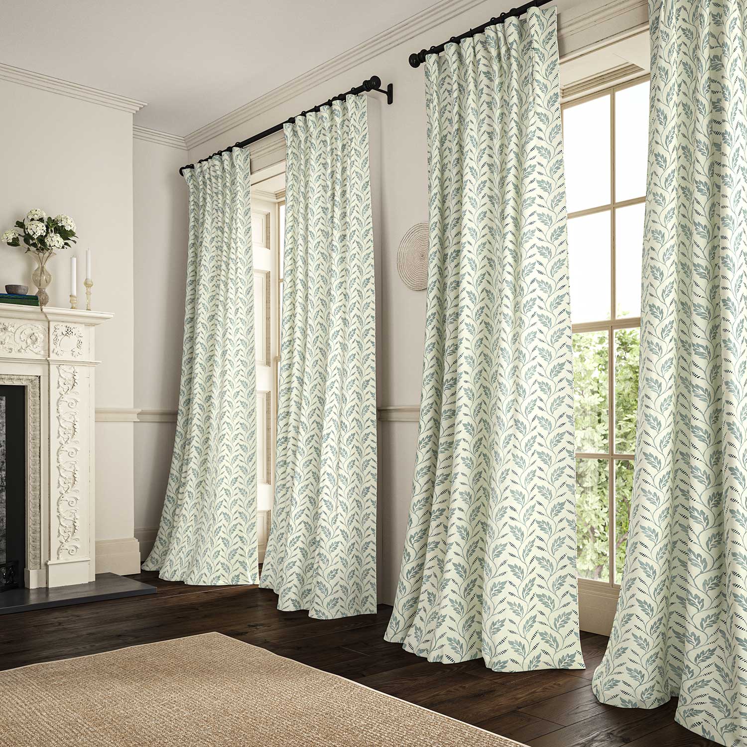 Linwood Babette Lake FR Made to Measure Curtains