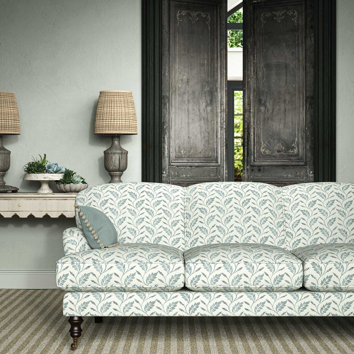 Linwood Babette Lake FR Made to Measure Curtains