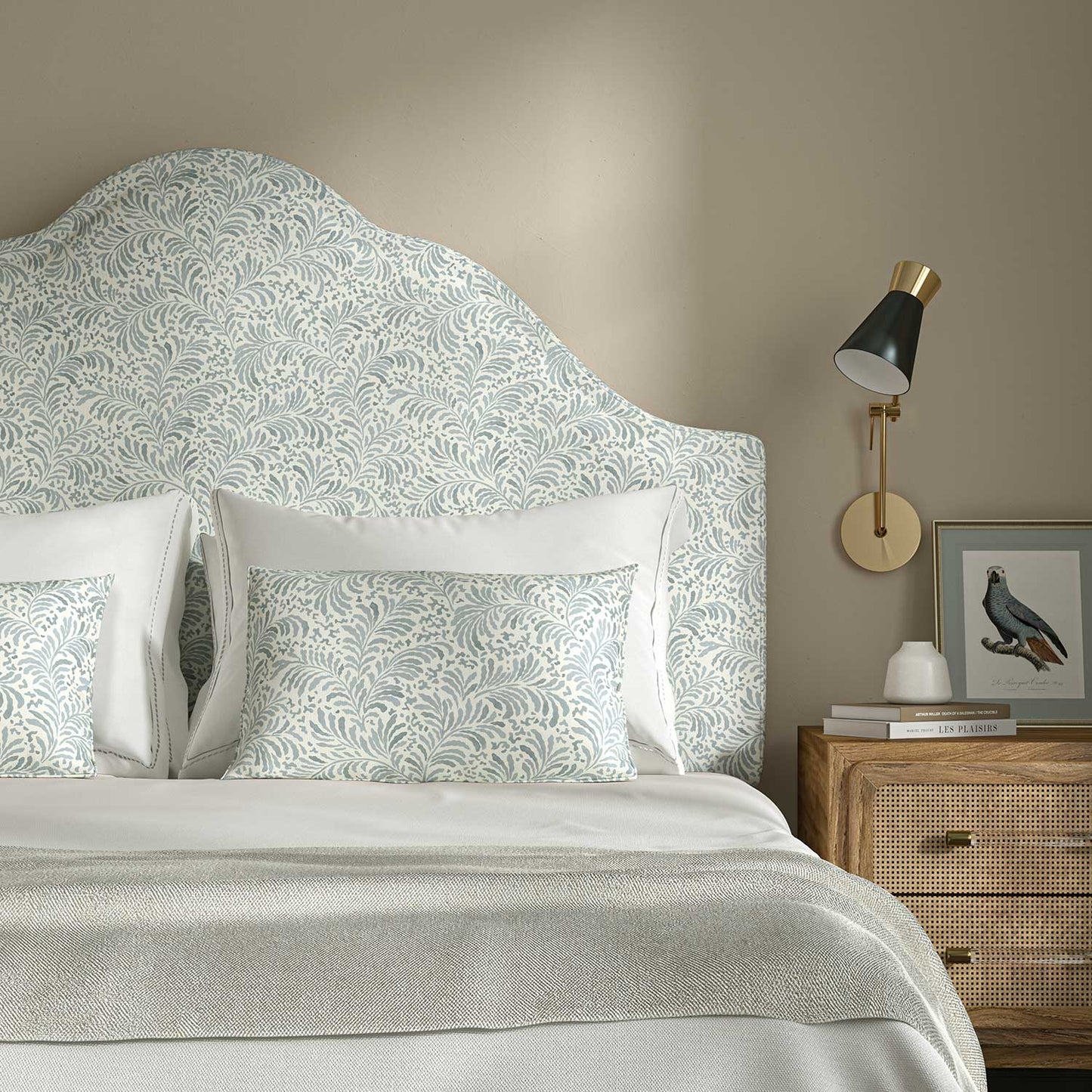 Linwood Blythe Soft Blue Made to Measure Curtains