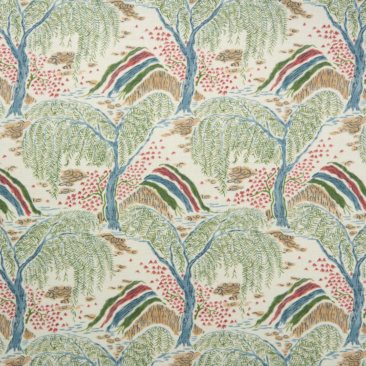 Linwood Gwendolyn Cranberry Made to Measure Curtains