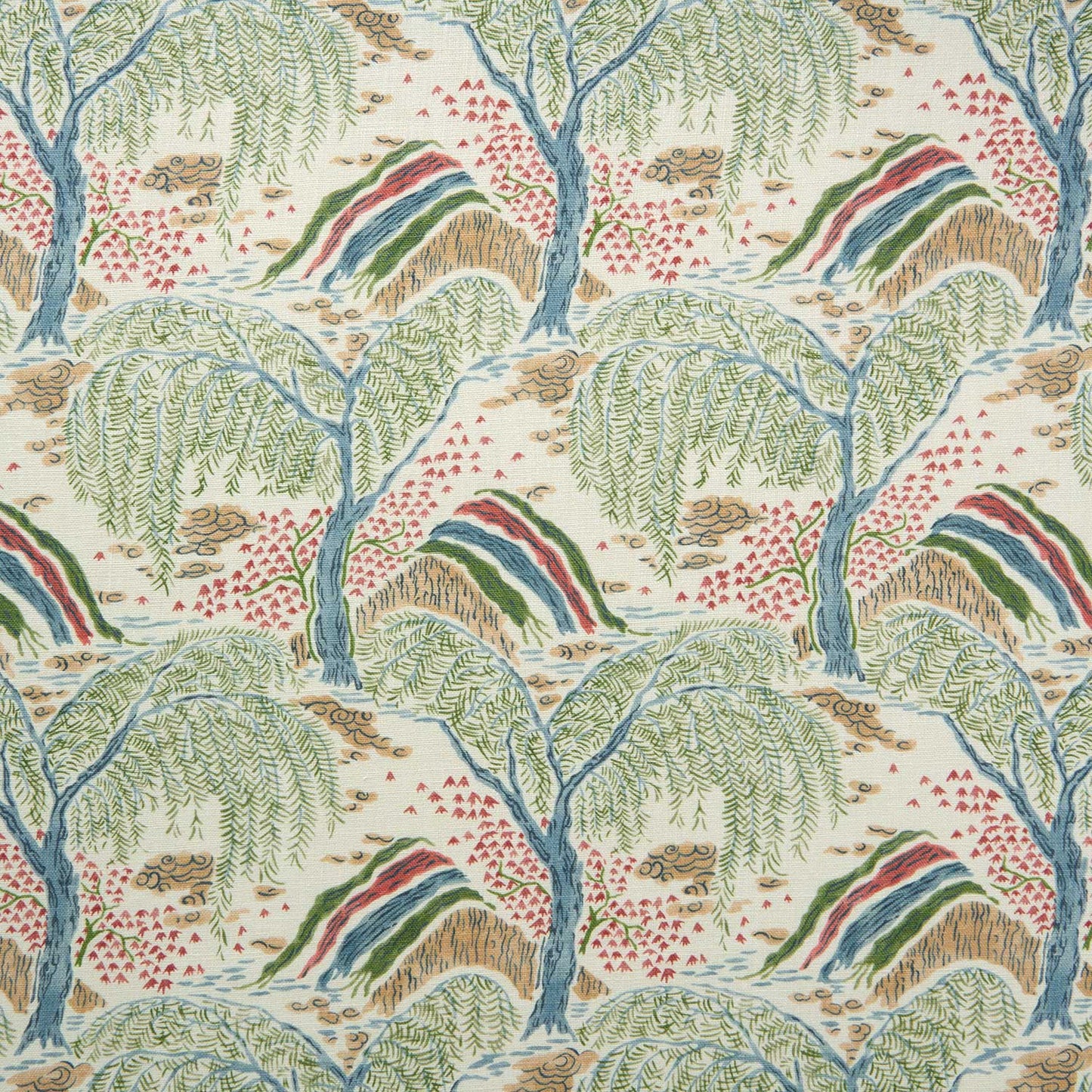 Linwood Gwendolyn Cranberry FR Made to Measure Curtains