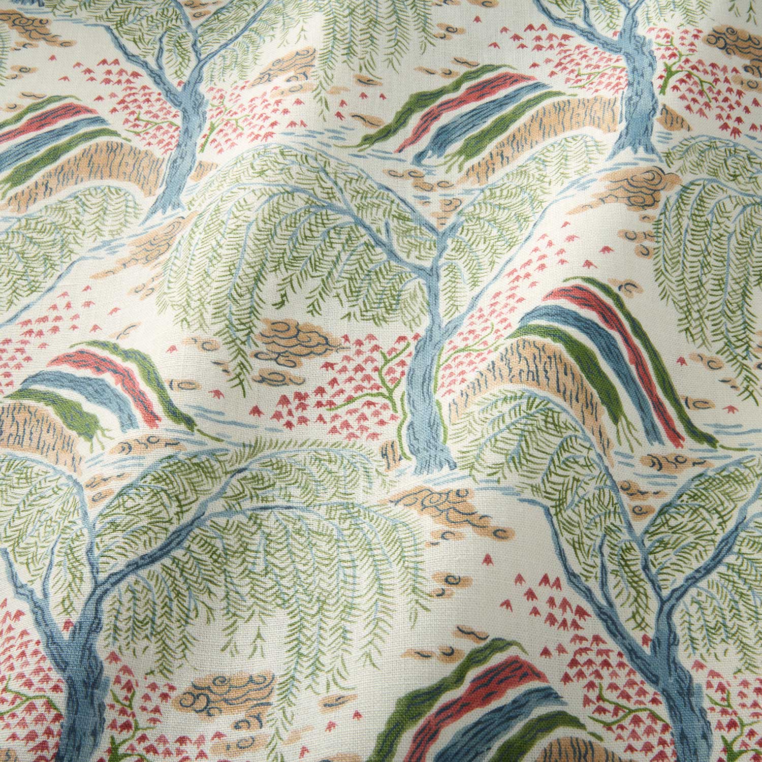 Linwood Gwendolyn Cranberry Made to Measure Curtains