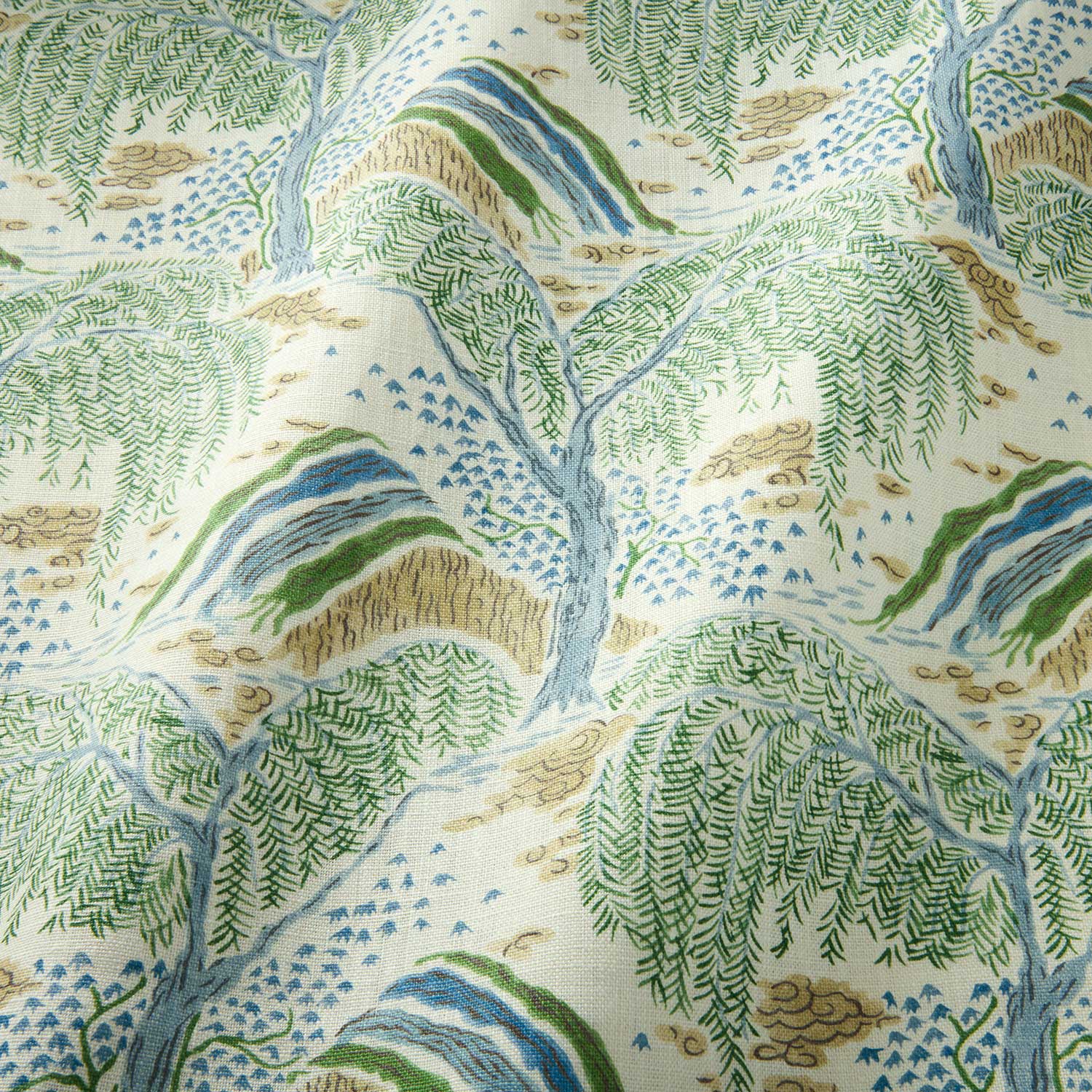 Linwood Gwendolyn Emerald FR Made to Measure Curtains