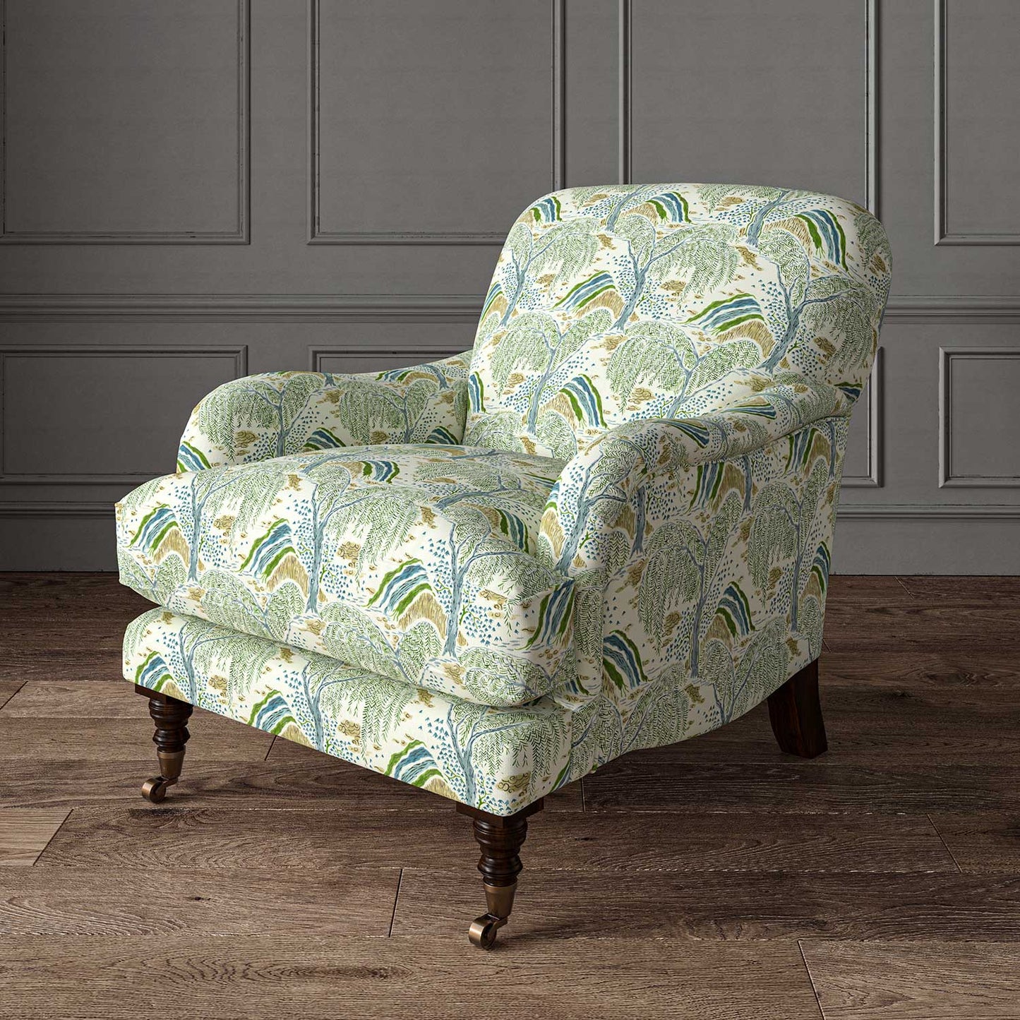 Linwood Gwendolyn Emerald FR Made to Measure Curtains