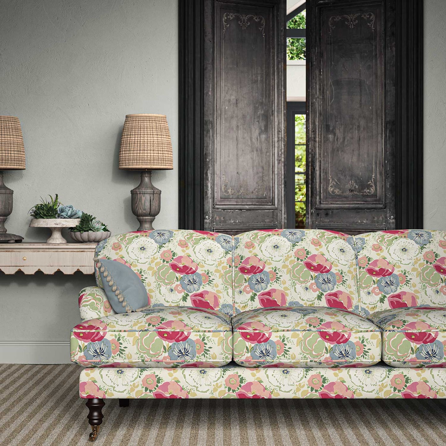 Linwood Joni Raspberry Made to Measure Curtains