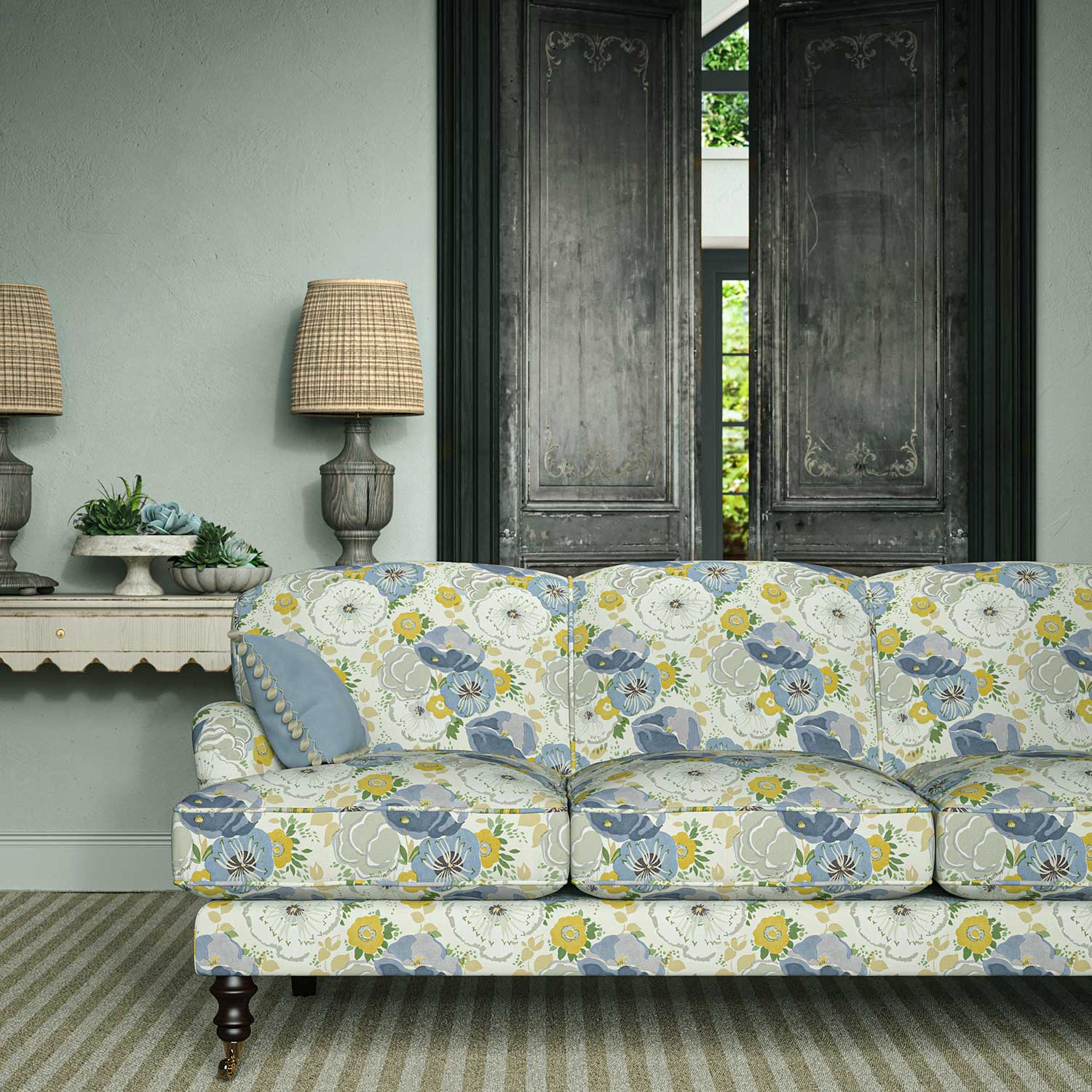 Linwood Joni Chambray Made to Measure Curtains