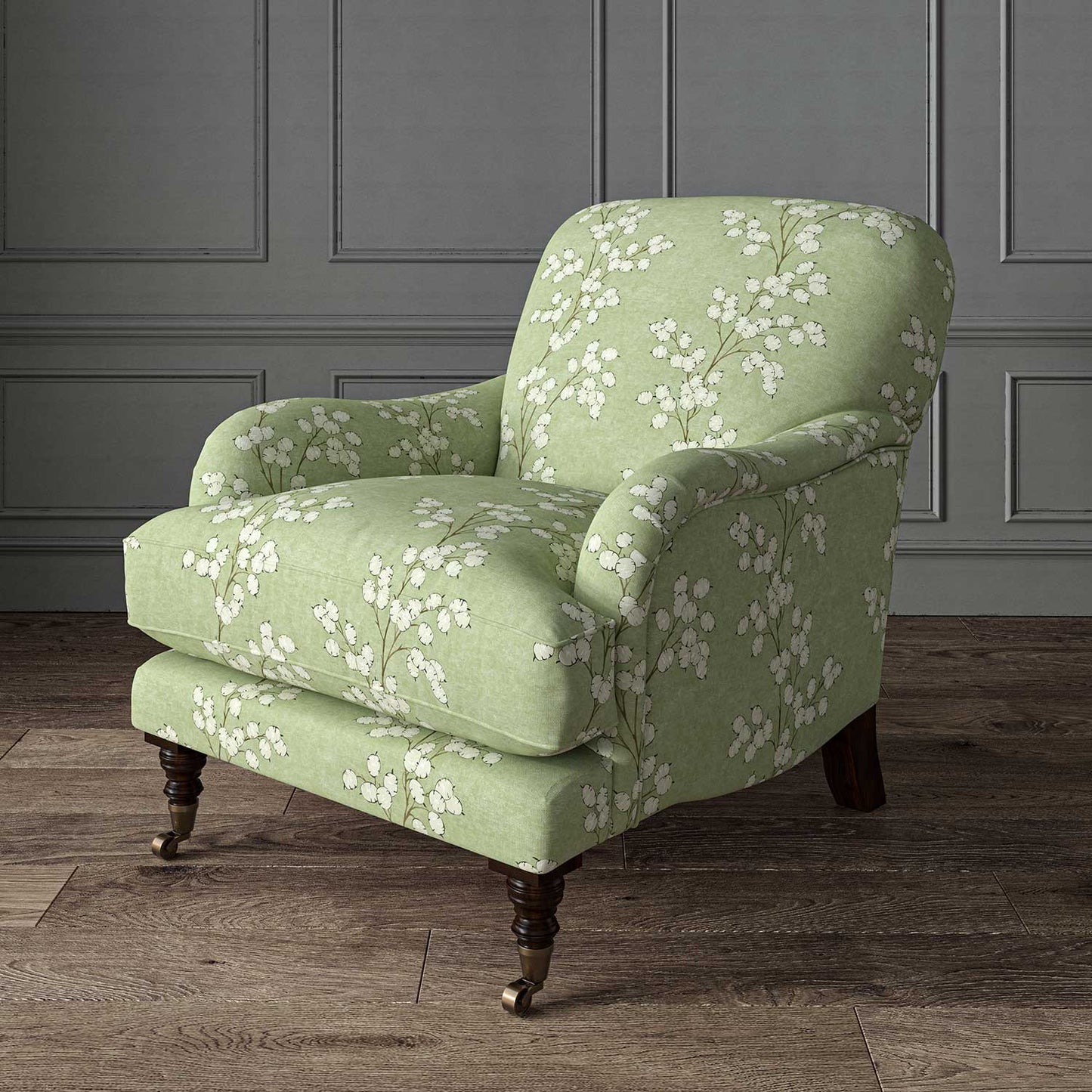 Linwood Lottie Sage FR Made to Measure Curtains
