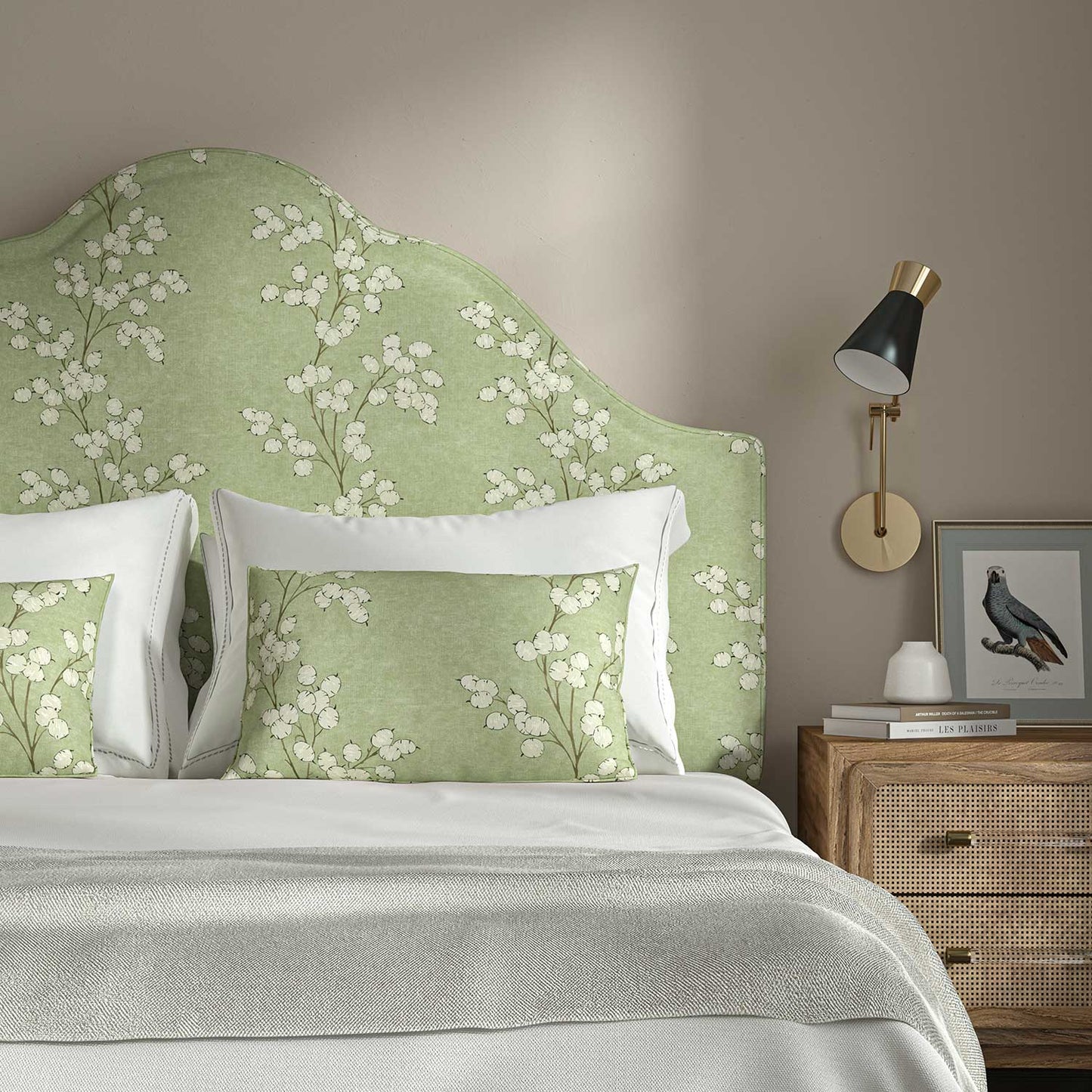 Linwood Lottie Sage Made to Measure Curtains