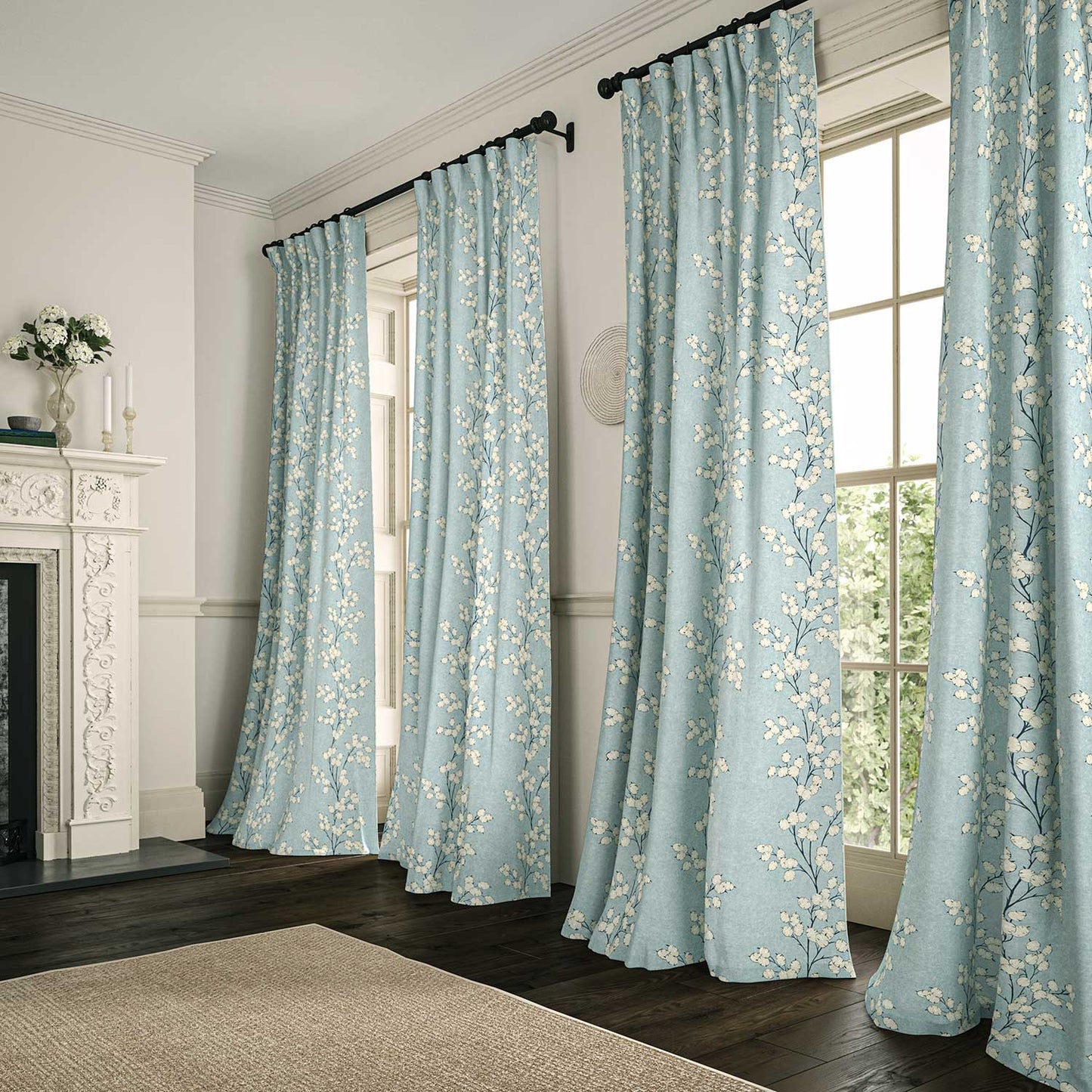 Linwood Lottie Sky Made to Measure Curtains