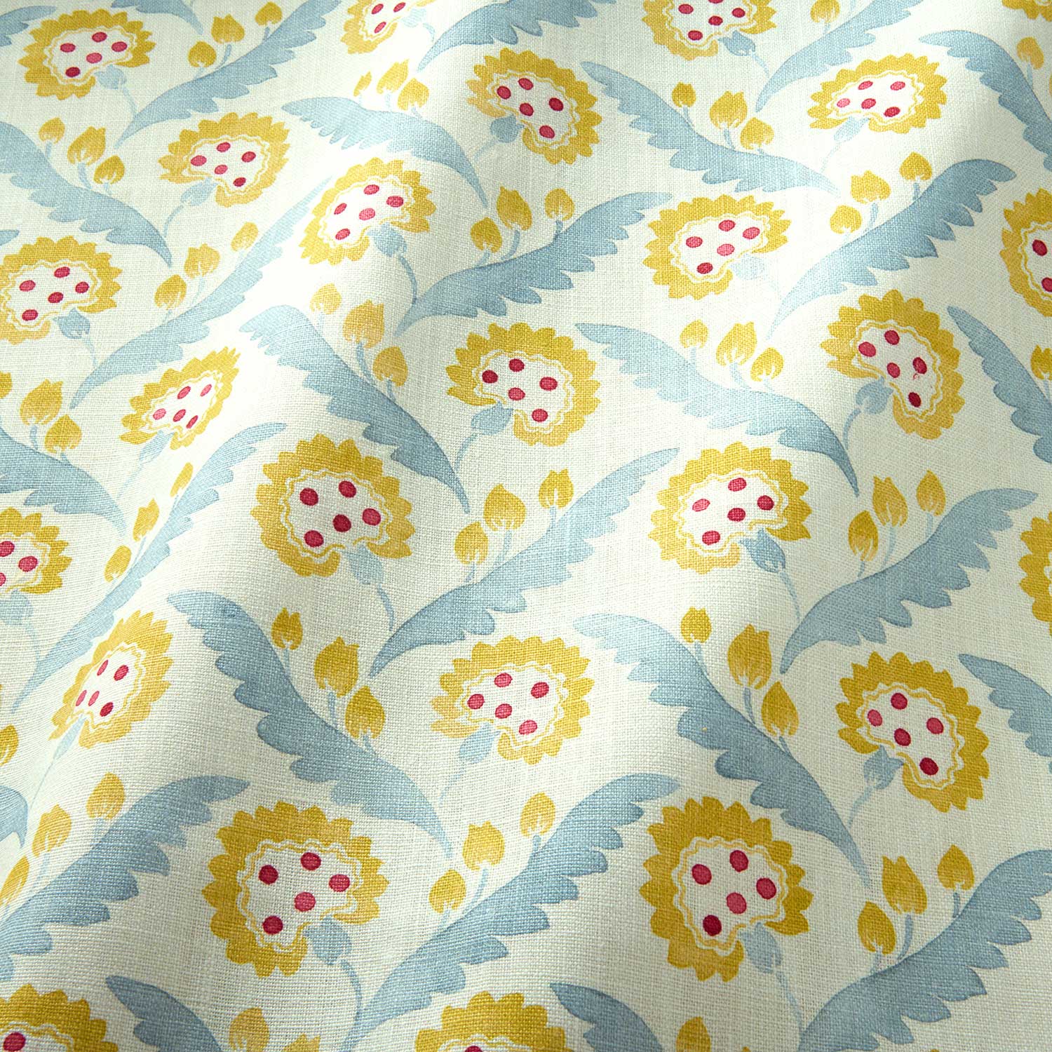 Linwood Polly Rhubarb & Custard FR Made to Measure Curtains