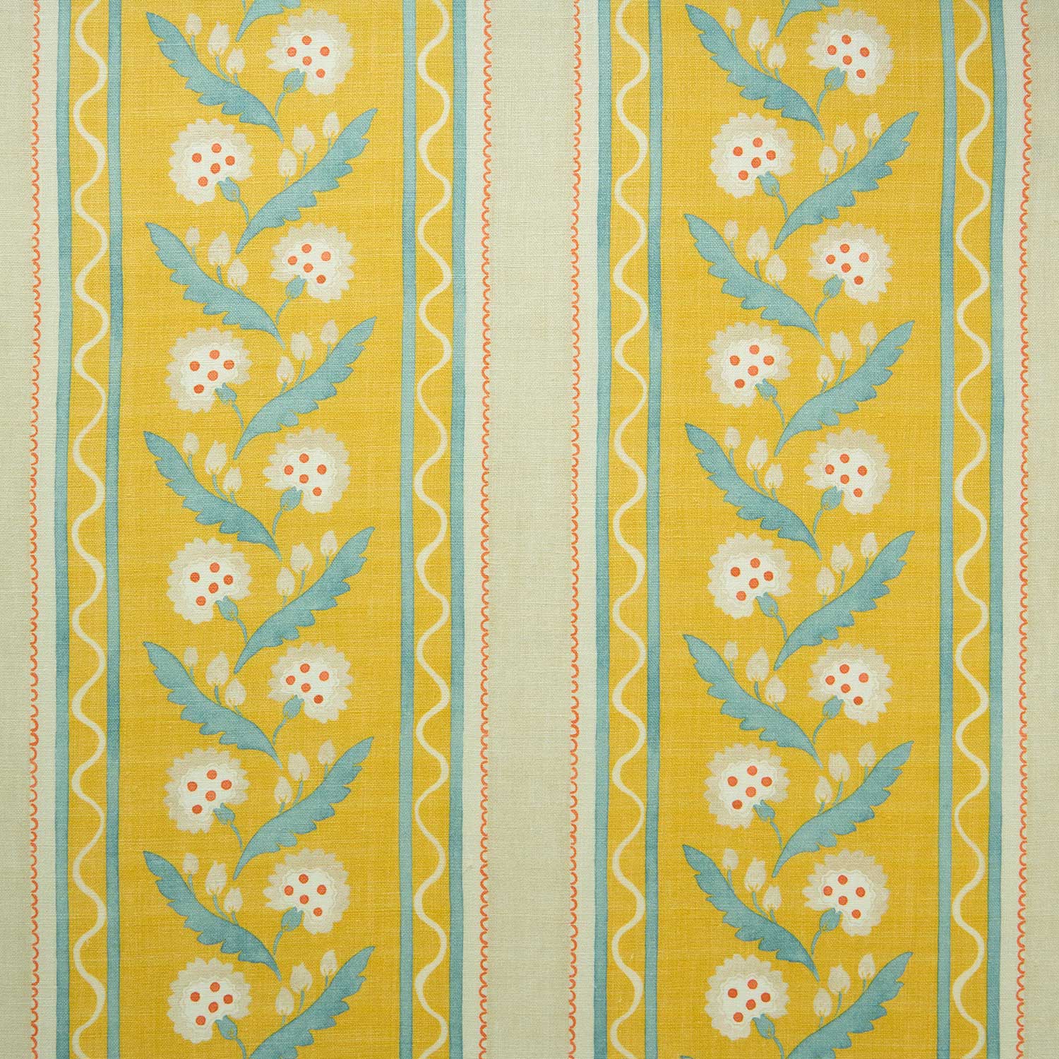 Linwood Polly Stripe Mimosa Made to Measure Curtains