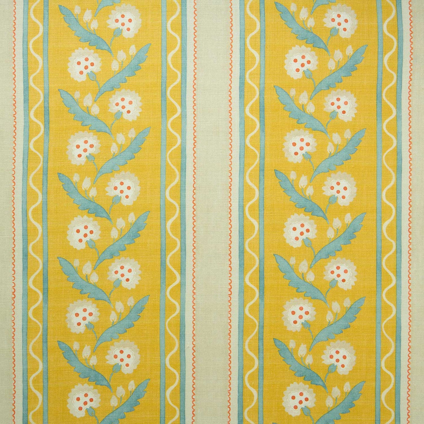 Linwood Polly Stripe Mimosa FR Made to Measure Curtains